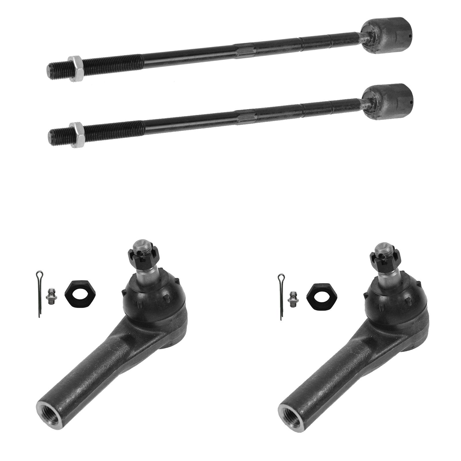 Trq Front Tie Rod Set Compatible With 1995-2003 Ford Windstar