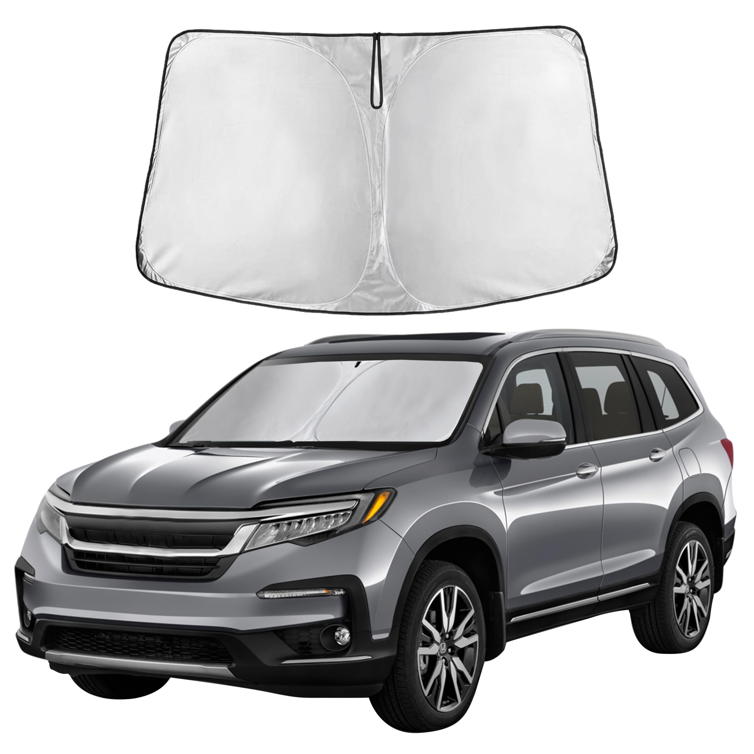 For Honds Crv 2023-2024 2025 Sunshade Compatible Windshield Sunshade -Econour 240T Polyester Material Cars Sun Visor Reflector B