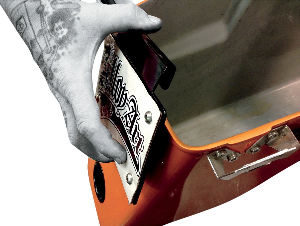 Alloy Art Black License Plate Mount Ld-1