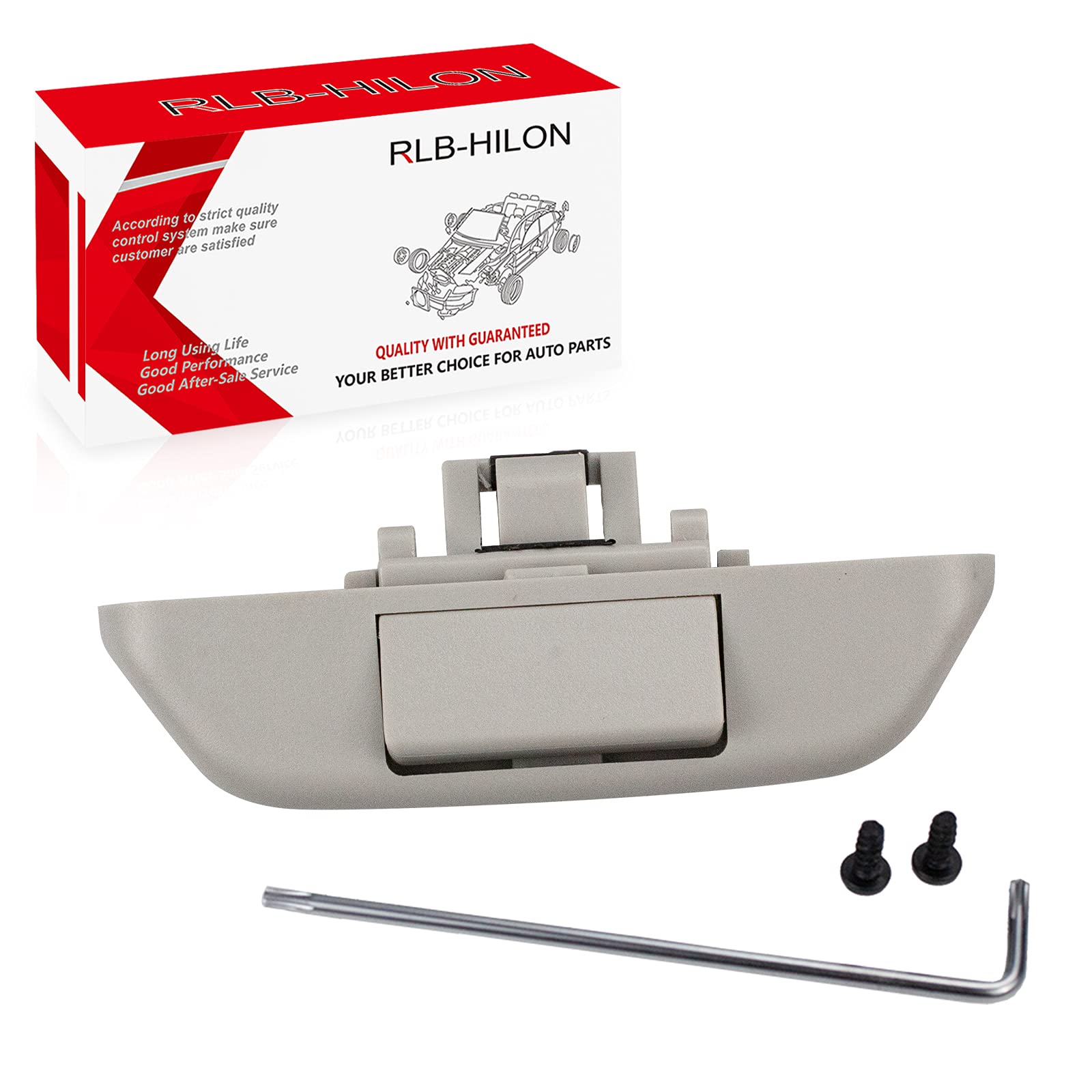 Rlb-Hilon Rear Sunroof Shade Handle Light Gray Compatible With Audi Q7 2007-2015 4L0898924B