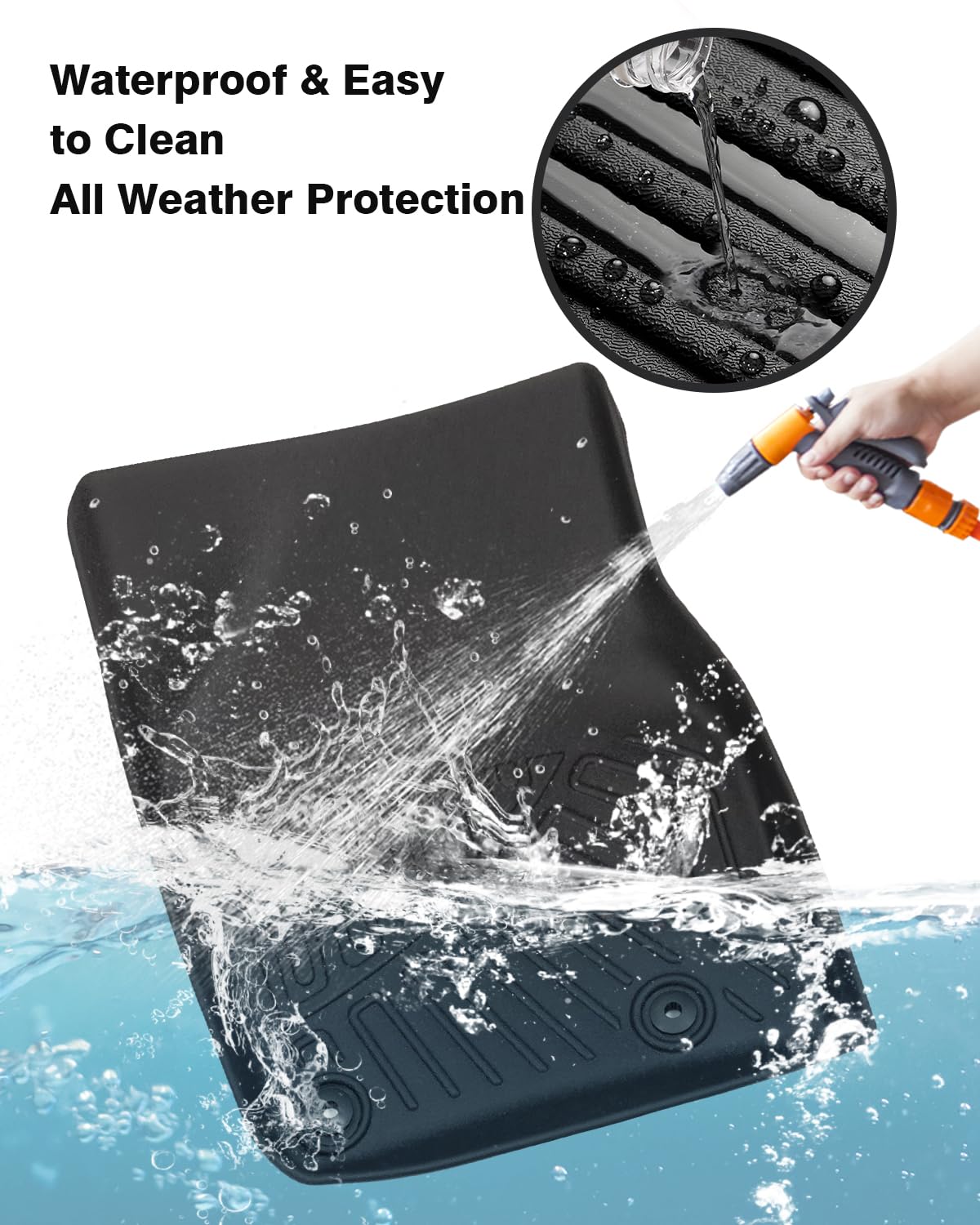 Powerty Floor Mats For 2024 2025 Mazda Cx-90 Cx90 Phev (Plug In Hybrid) Accessories Floor Liners 6&7 Seater With 3 Rows Floor Ma