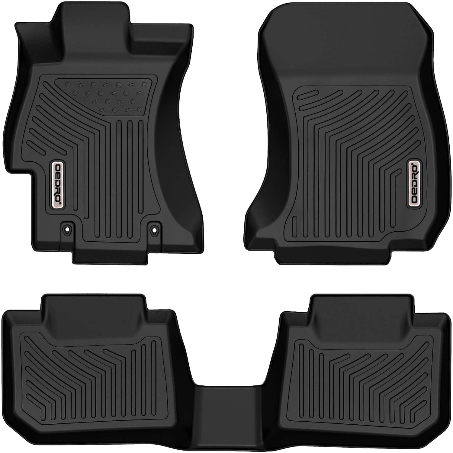 OEDRO Floor Mats Compatible with 2016-2017 Subaru Crosstrek, 2012-2016 Impreza, 2015-2021 WRX/WRX STi, 2013-2015 XV Crosstrek (S