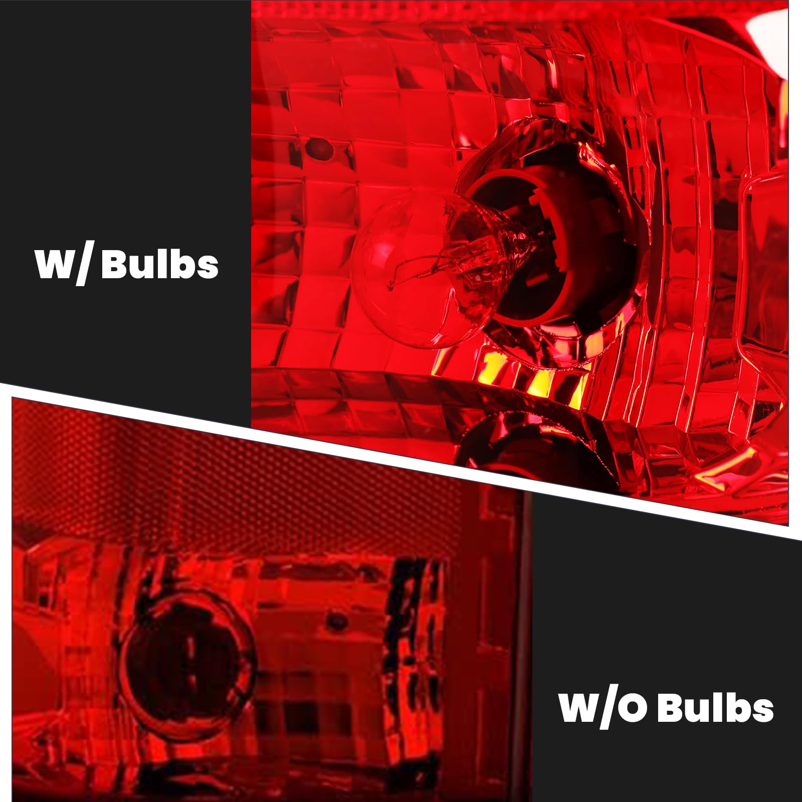 Hecasa Rear Right Tail Light Brake Lamp Compatible With 2016-2023 Nissan Titan And Titan Xd (Passanger Side) - Replace For 26550-Ez23D Ni2801213 (With Bulbs)