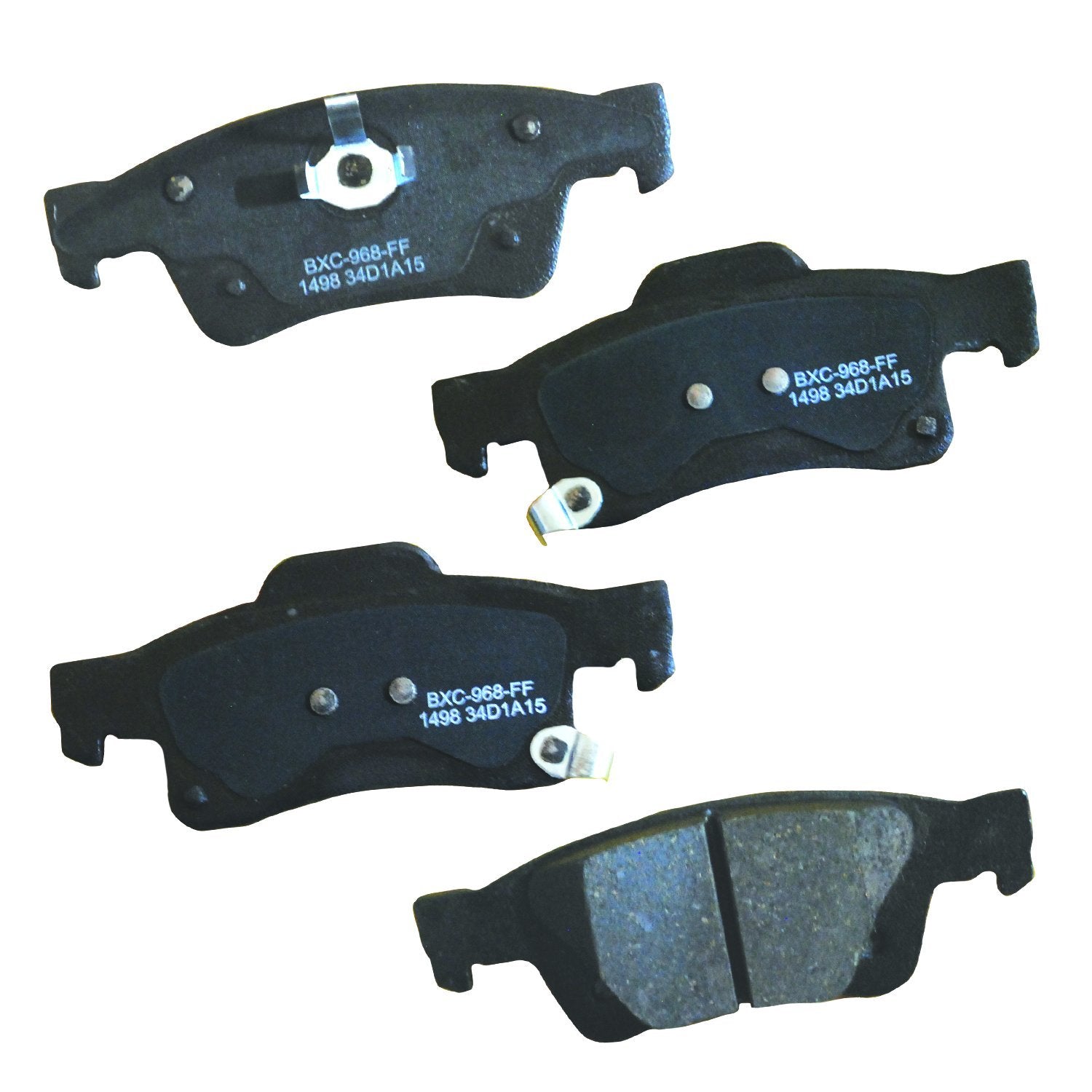 Bendix Premium Sbc1498 Ceramic Rear Brake Pads For Dodge Durango 2022-2011, Jeep Grand Cherokee 2022-2011, Grand Cherokee Wk 202