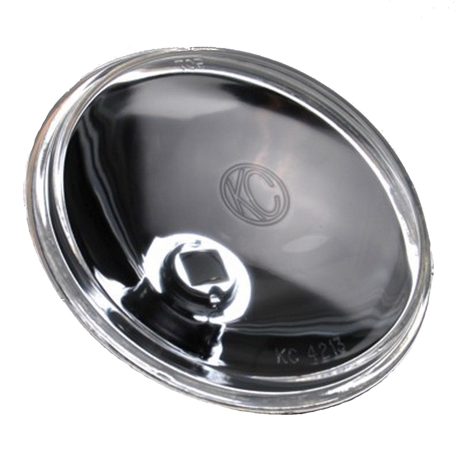 Kc Hilites 4213 6'' Replacement Spot Beam Pattern Glass Lens/Reflector With H3 Bulb Socket Adapter