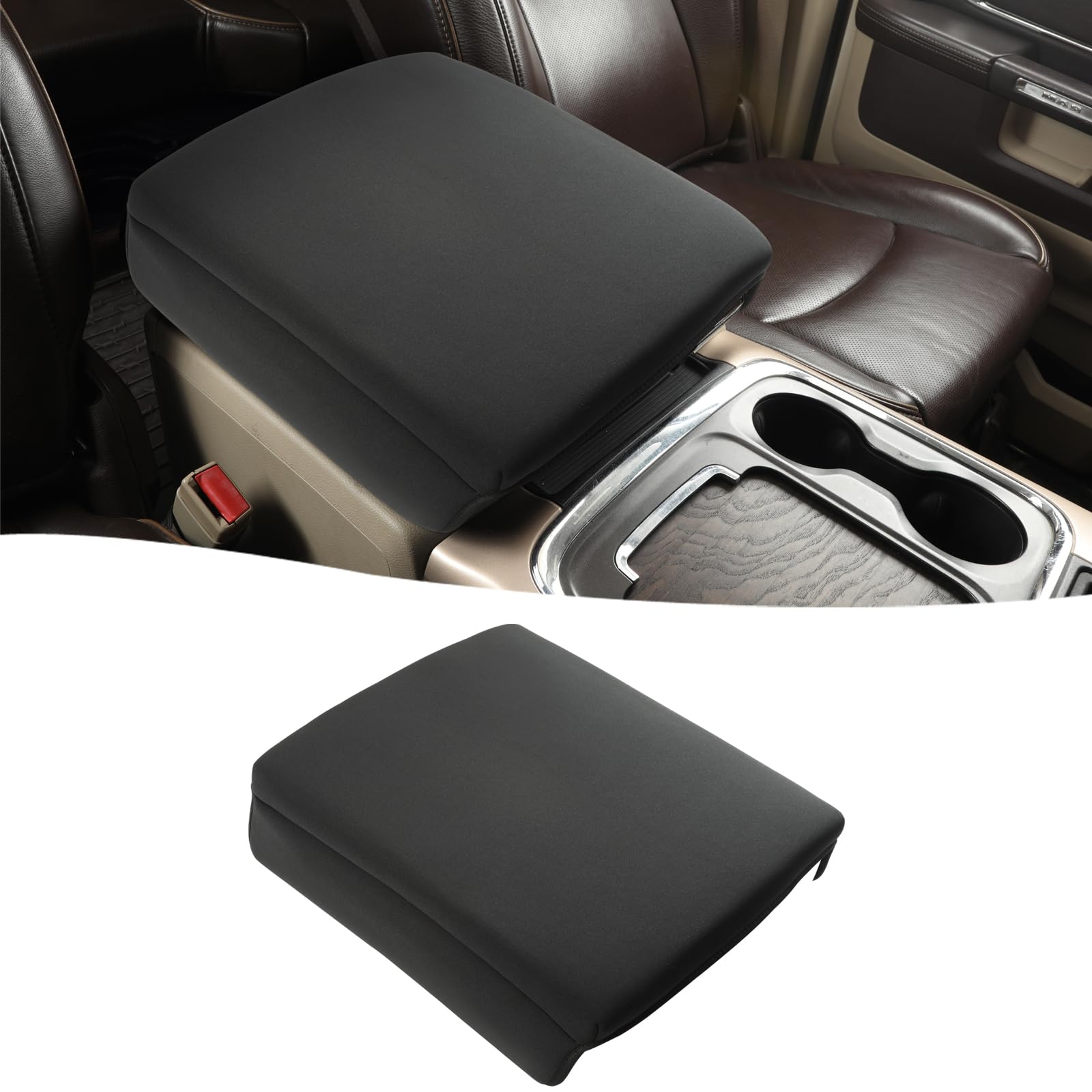 Giant Panda Center Console Cover Armrest Cover Cushion Fits Dodge Ram 1500 2500 3500 2009 2010 2011 2012 2013 2014 2015 2016 201