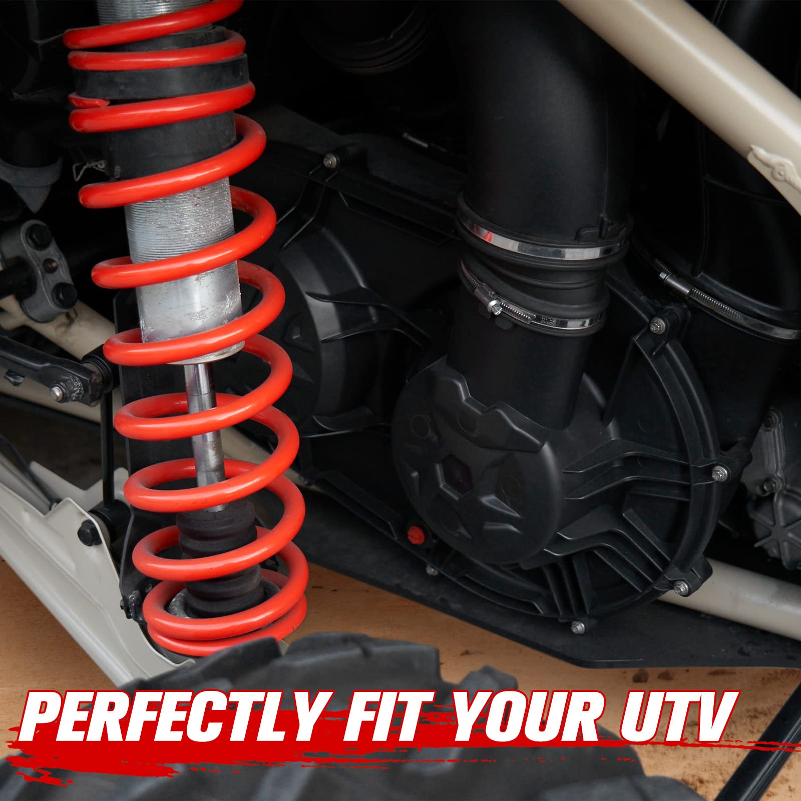 HAKA TOUGH X3 Outer & Inner Clutch Housing Cover for 2017-2022 Can Am Maverick X3, Plastic, Model HKCVTCAN3U