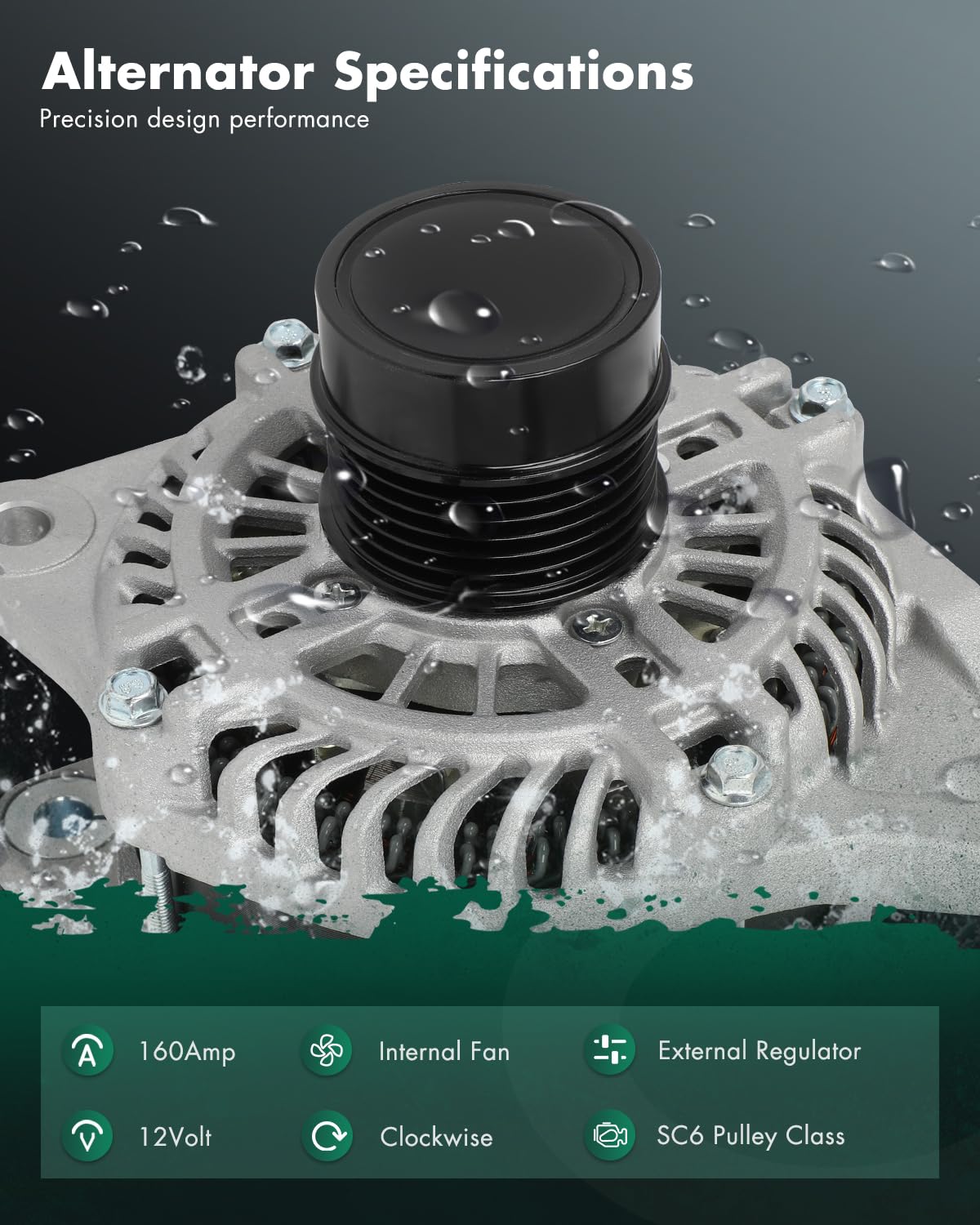 SCITOO Alternator Fit for Dodge for Journey 2.4L 2009-2019,for Dodge for Journey 3.5L 2009-2010,for Dodge for Journey 3.6L 2011-