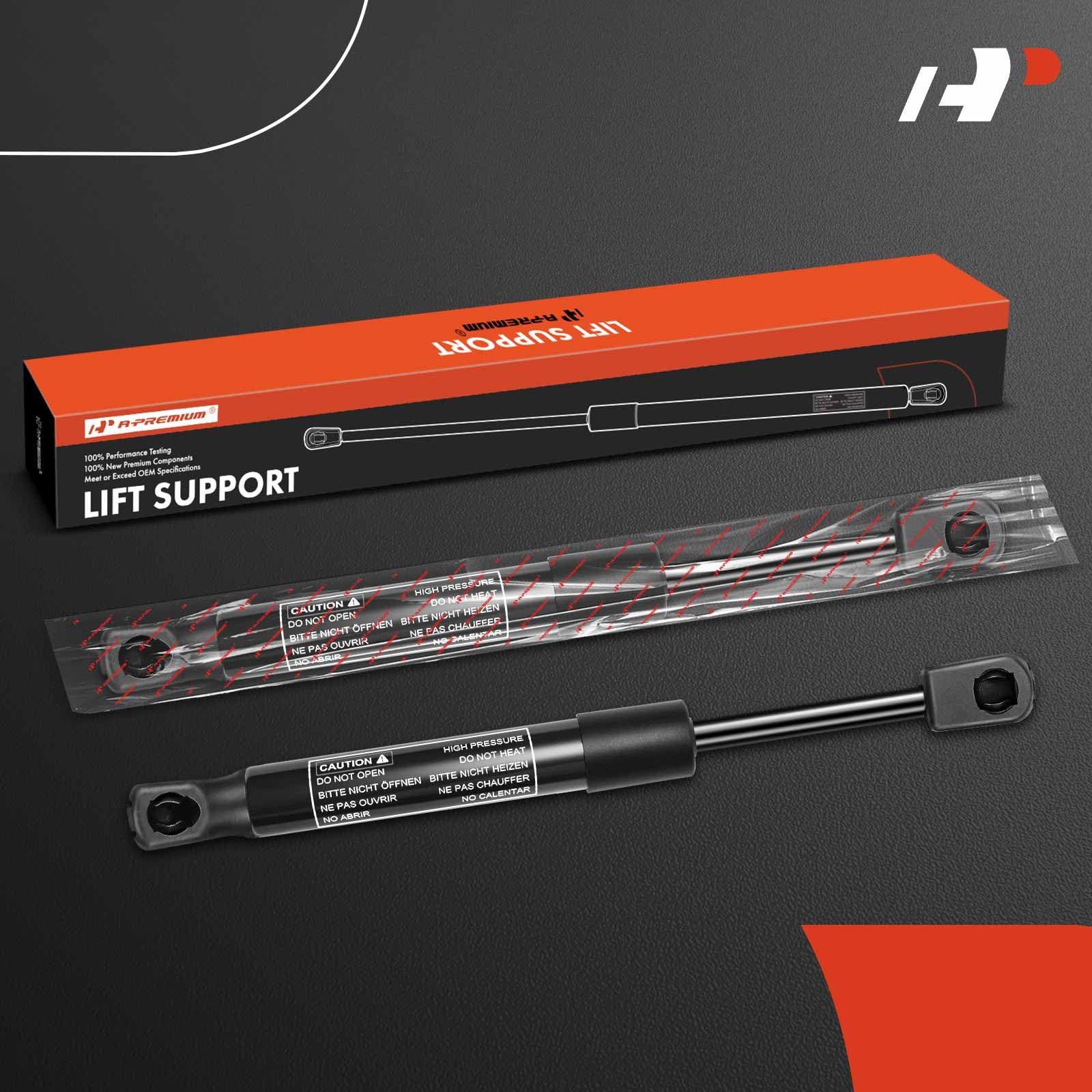 A-Premium Tailgate Rear Trunk Lift Supports Struts Compatible With Select Volkswagen Models - Beetle 2003 2004 2005 2006 2007 2008 2-Door Convertible 2-Pc Set