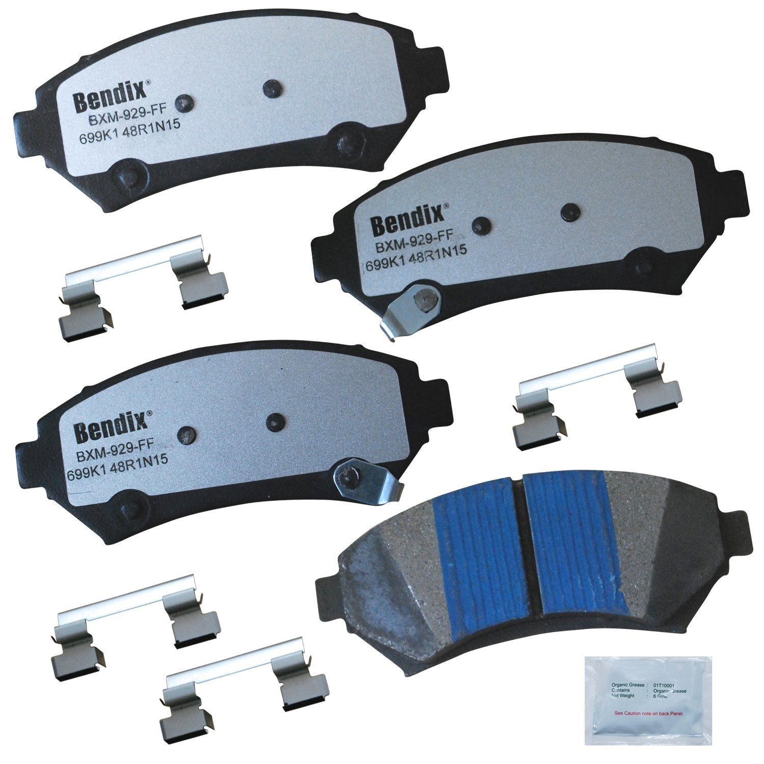 Bendix Fleet Metlok Mkd699K1Fm Semi-Metallic Front Brake Pads For Buick Lesabre 2005-2000