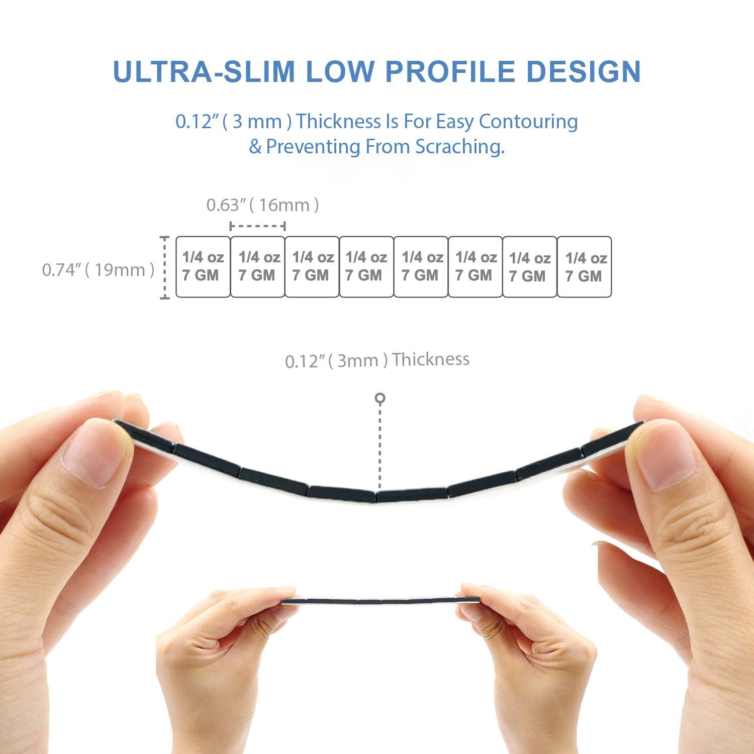 Ckauto 4 Boxes, 960 Pcs, 0.25Oz, Black, Adhesive Stick On Wheel Weights, Easypeel Tape Automobiles, Trucks, Suvs & Motorcycles,