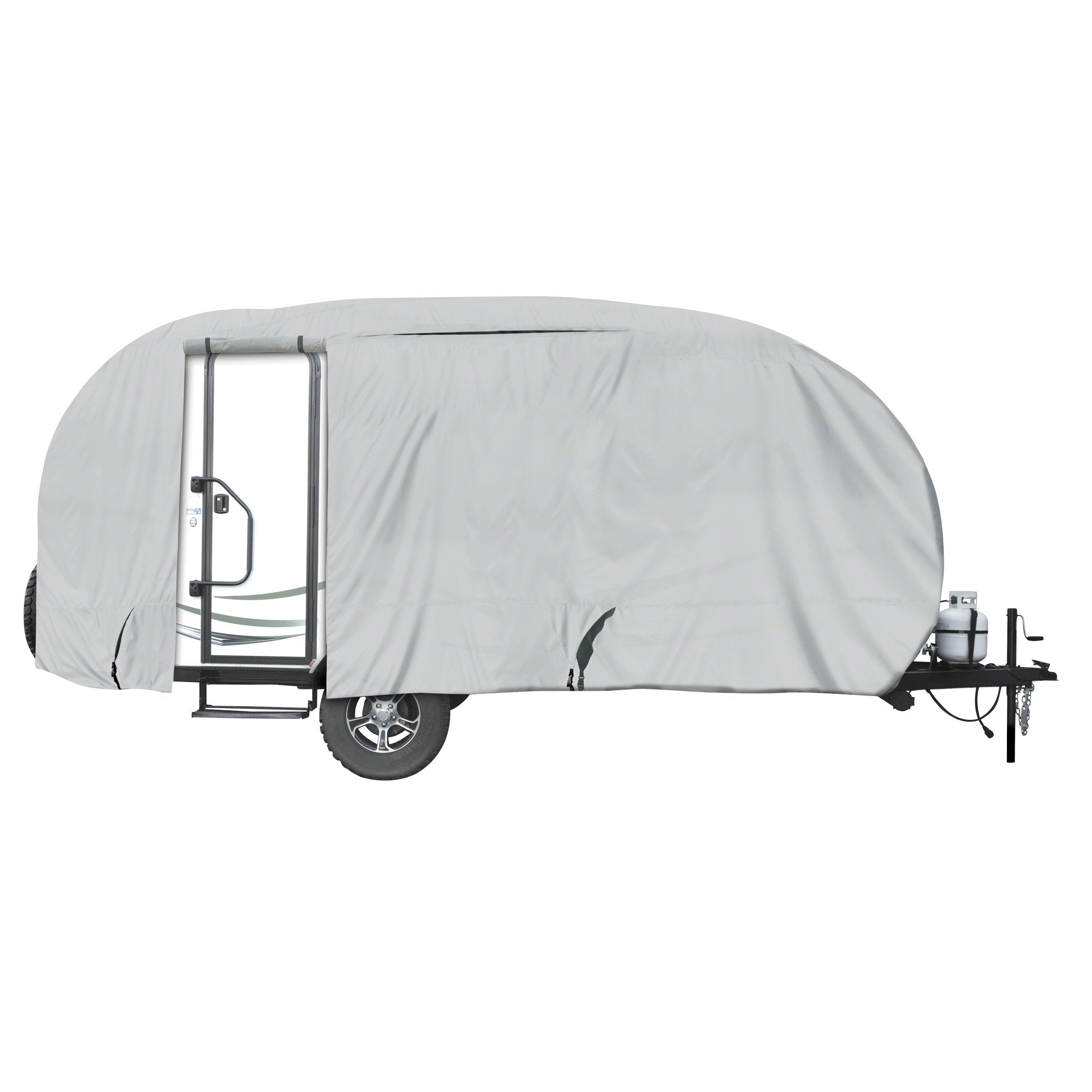 Classic Accessories R-Pod RV Cover, Fits 17' 7" Trailers, Grey Fabric, Model 80-257-171001-00