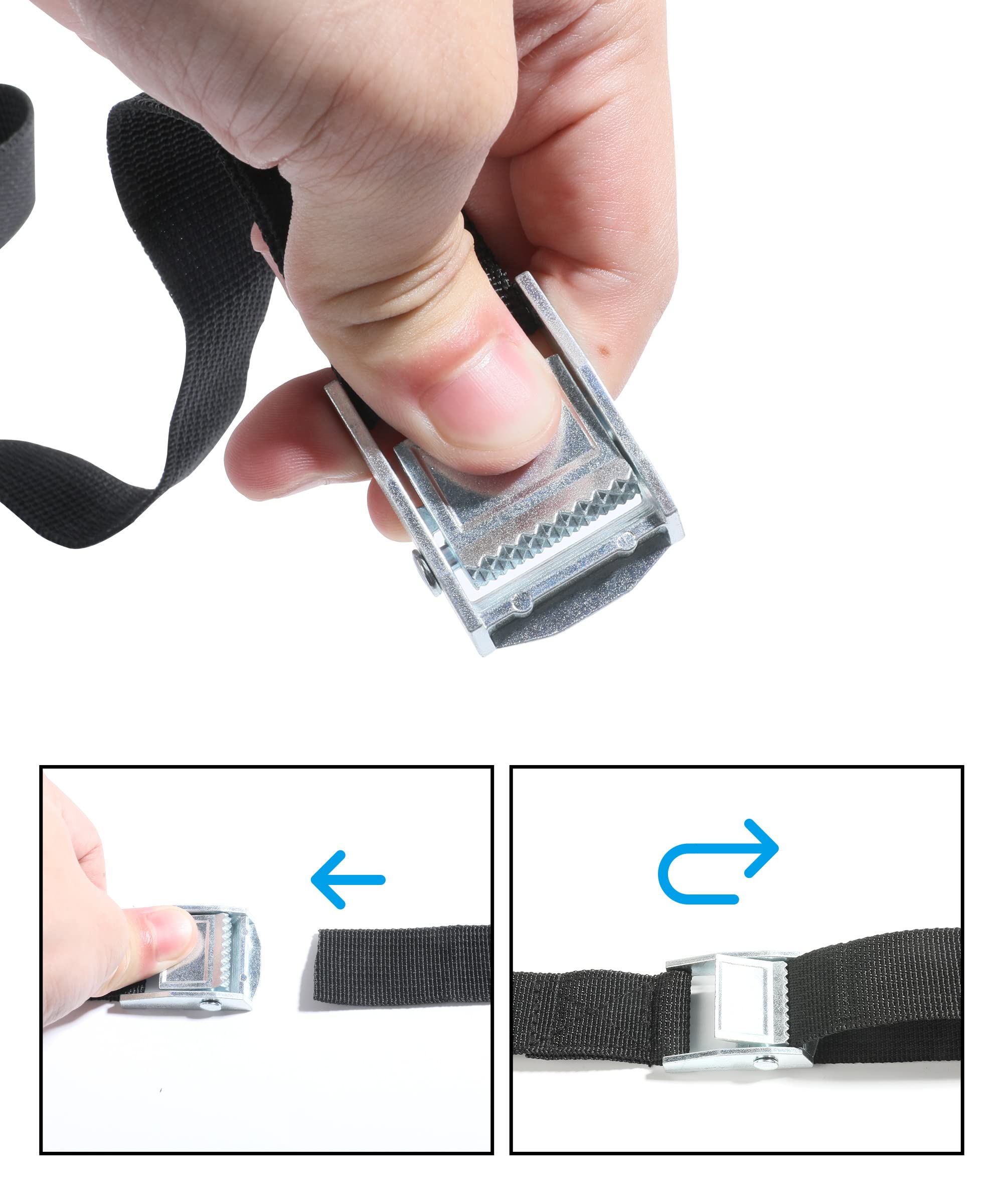 ESEWALAS 78'' Battery Tie Hold Down Strap,Battery Box Hold Down Lashing Strap with Stainless Steel Cam Buckle,Battery Tie Down S