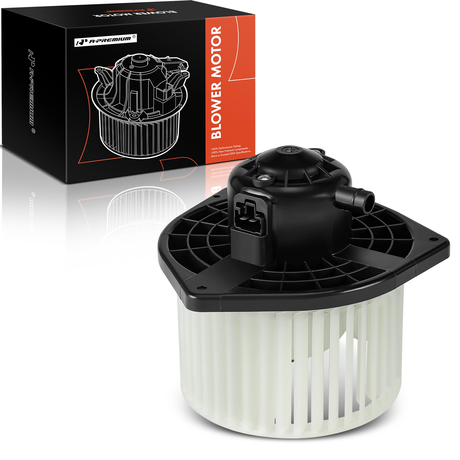 A-Premium HVAC Heater Blower Motor with Fan Cage Compatible with Mitsubishi Lancer 2008-2017, Outlander 2008-2018, Outlander Spo