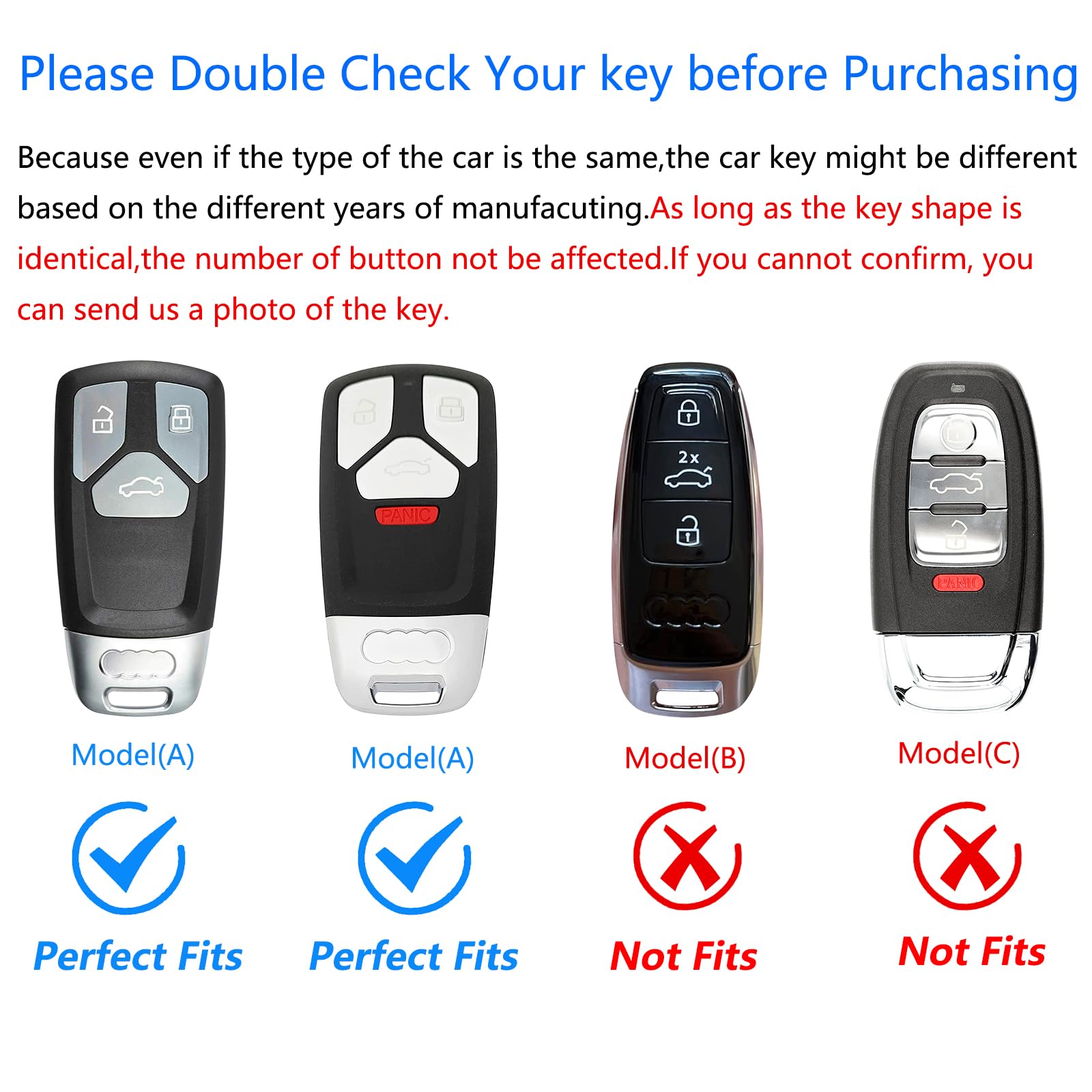 Ocezbiis for BMW Key Fob Cover,Keychain,Zinc Alloy Protection Car Key Case Compatible with 2 5 6 7 Series X1 X2 X3 X5 X6 X7 Hold