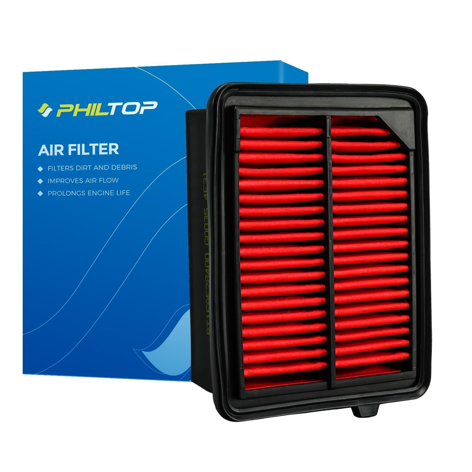 Philtop Upgraded Engine Air Filter Ca11399 Replacement For Accord 2014-2015/2017-2022 (Hybrid Only), Cr-V 2020-2022(Hybrid Only)