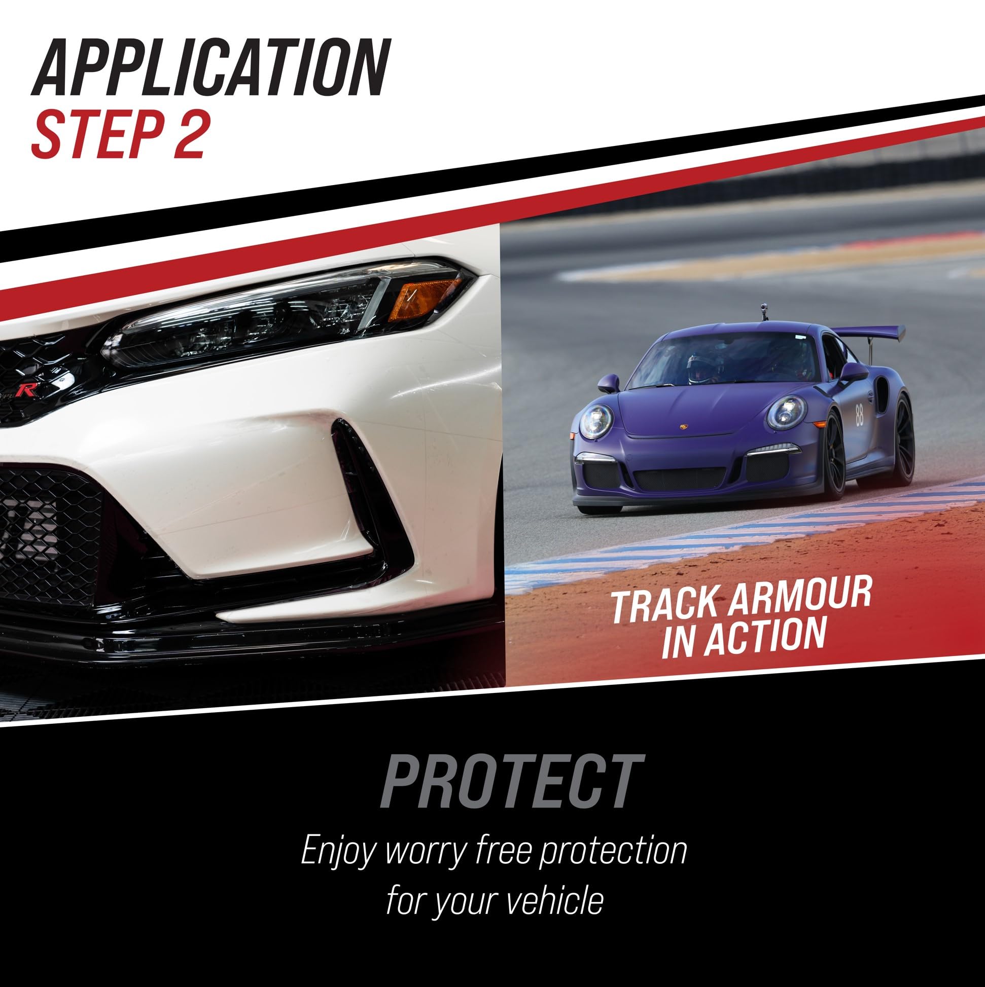 Track Armour] 12'' X 300' - Temporary Paint Protection Film For Car, Truck Or Motorcycle. Clear Adhesive Film To Protect Paint,