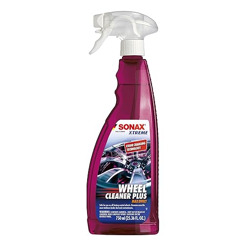 Sonax Wheel Cleaner Plus (230400), Rim Cleaner, Color Changing Wheel Cleaner, Break Dust Cleaner, 750Ml / 25Oz