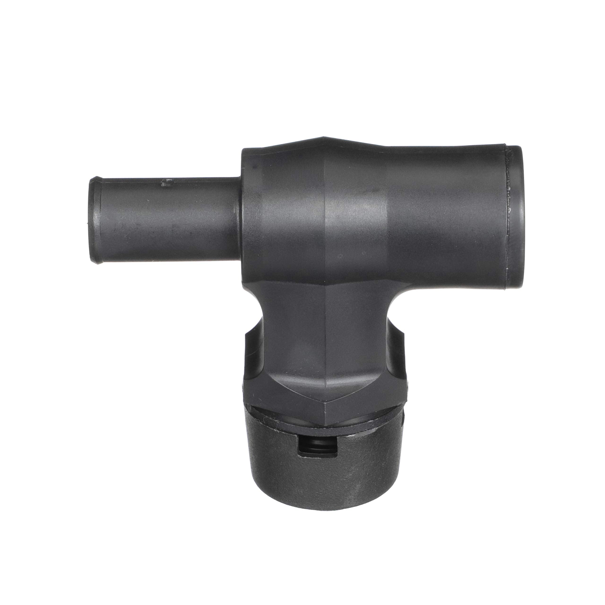 Attwood 1670-3 90-Degree P-Trap Fuel Tank Vent, Standard Mount, 5/8-Inch Interior Diameter Hose, Black with Black Vent Head