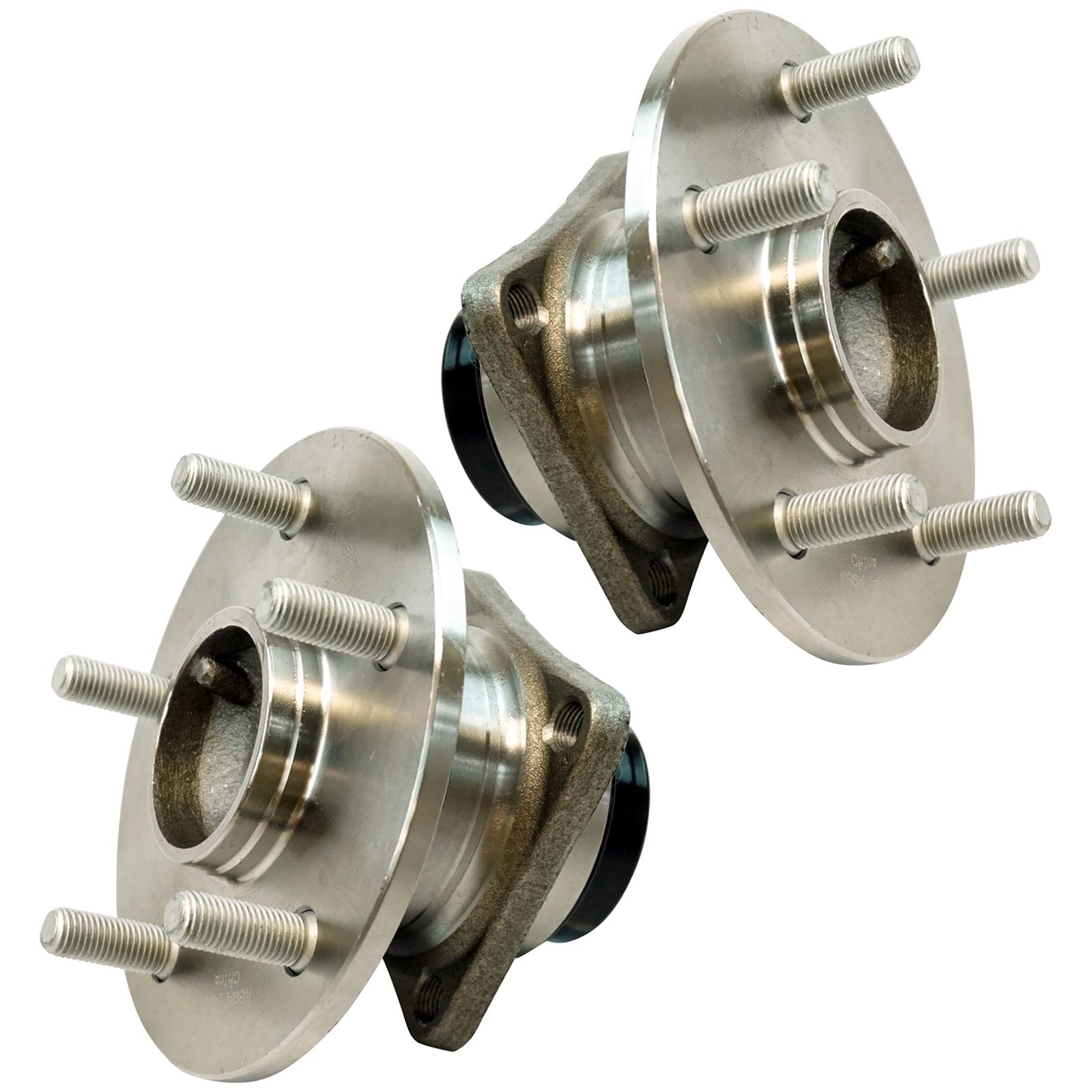 Trq Rear Wheel Hub Bearings Assembly Set Compatible With 2009 Pontiac Vibe 2009-2013 Toyota Matrix