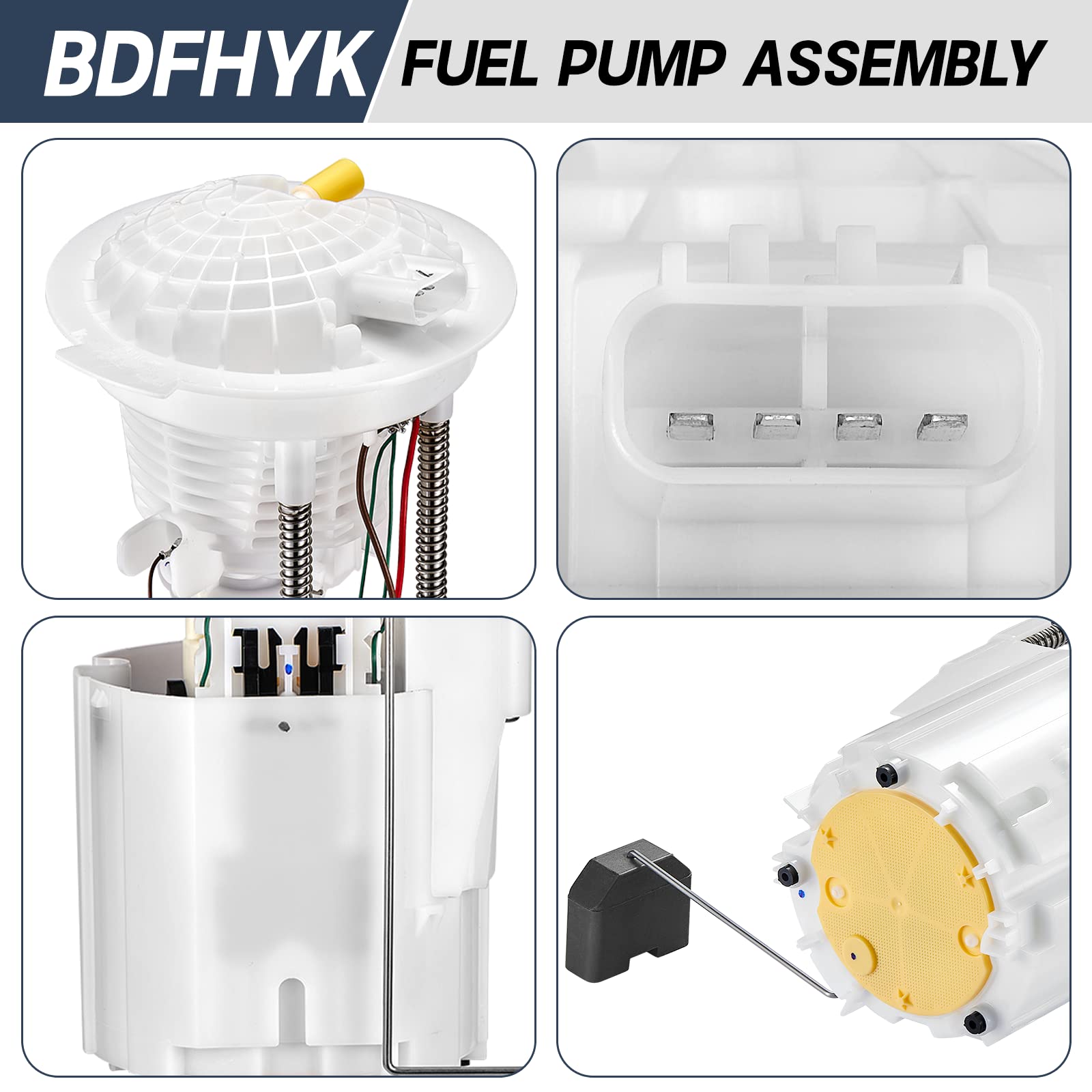 Bdfhyk Electric Fuel Pump Assembly E7182M Compatible With 2004 2005 2006 2007 2008 2009 Dodge Ram 1500 2500 V6 V8 3.7L 4.7L 5.7L
