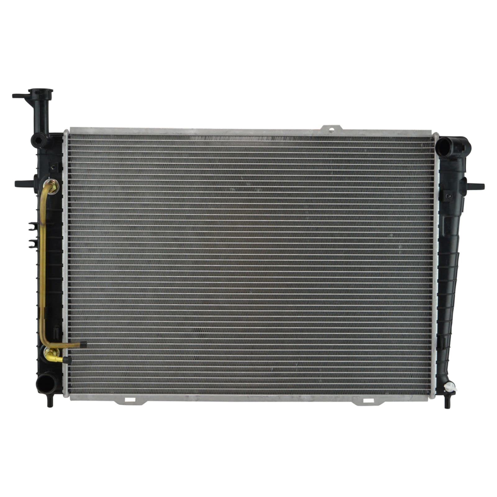 Trq Radiator Assembly Aluminum Core Compatible With 05-09 Hyundai Tucson 05-10 Kia Sportage Cu13077 Cu2786 Hy3010151 Ki3010142