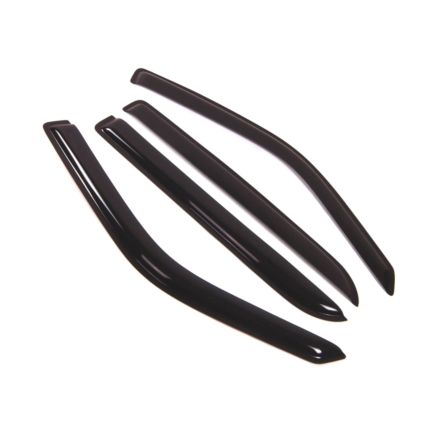 Tuningpros Outside Mount Window Vent Visors Rain Guards Compatible With Lincoln Navigator 1997-2017 | Side Window Wind Deflector