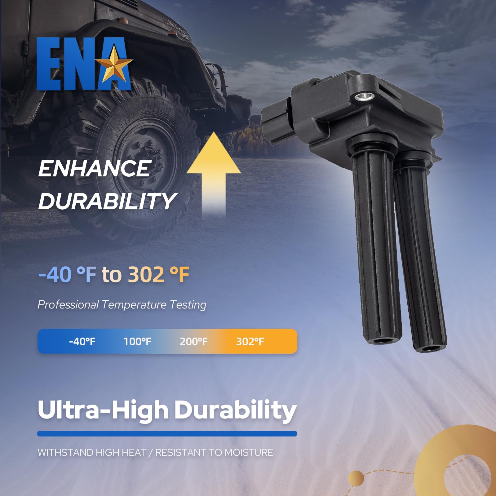 Ignition Coils Pack Set of 8 for 5.7 V8 HEMI Compatible with Dodge Ram 1500 2500 3500 Charger Durango Chrysler 300 Jeep Grand Ch