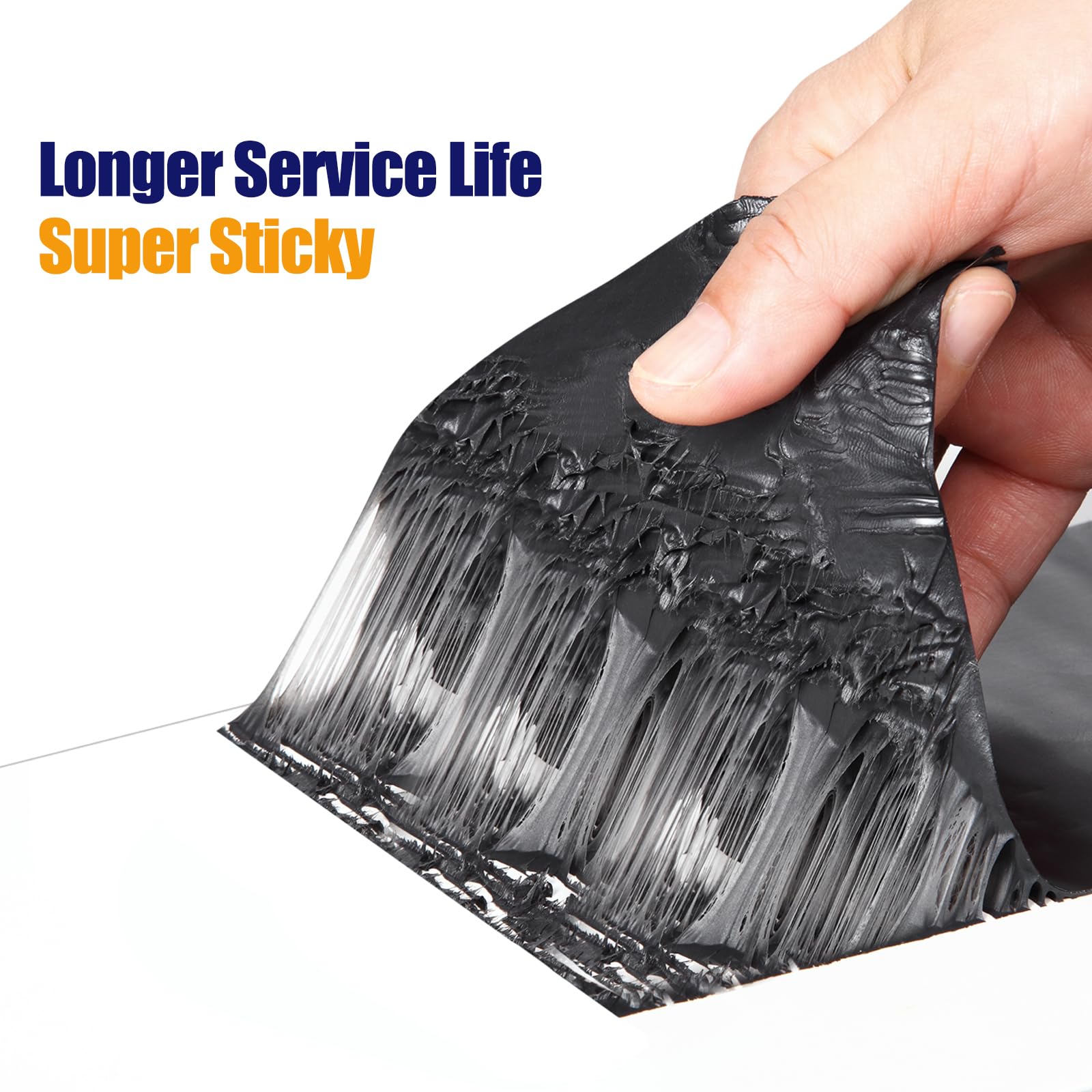 Butyl Sealant Tape, RV Roof Tape Black, 4 Inch x 50 Feet RV Repair Sealant Waterproof Tape, UV & Weatherproof Butyl Roofing Tape