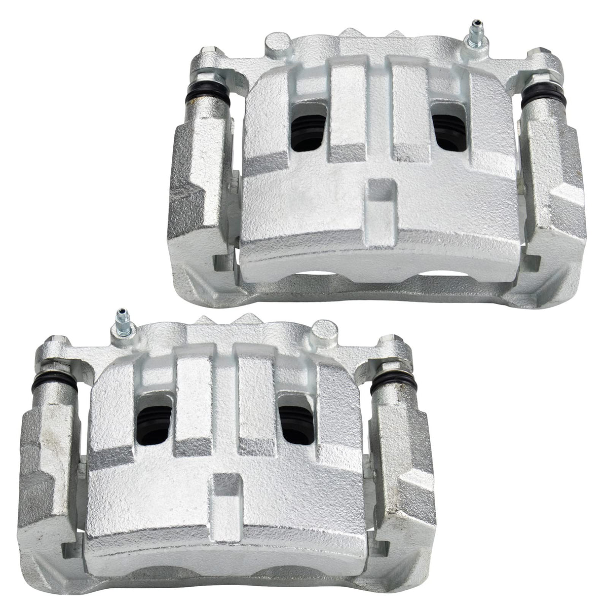 Trq Front Brake Caliper Set Compatible With 2014-2019 Jeep Cherokee