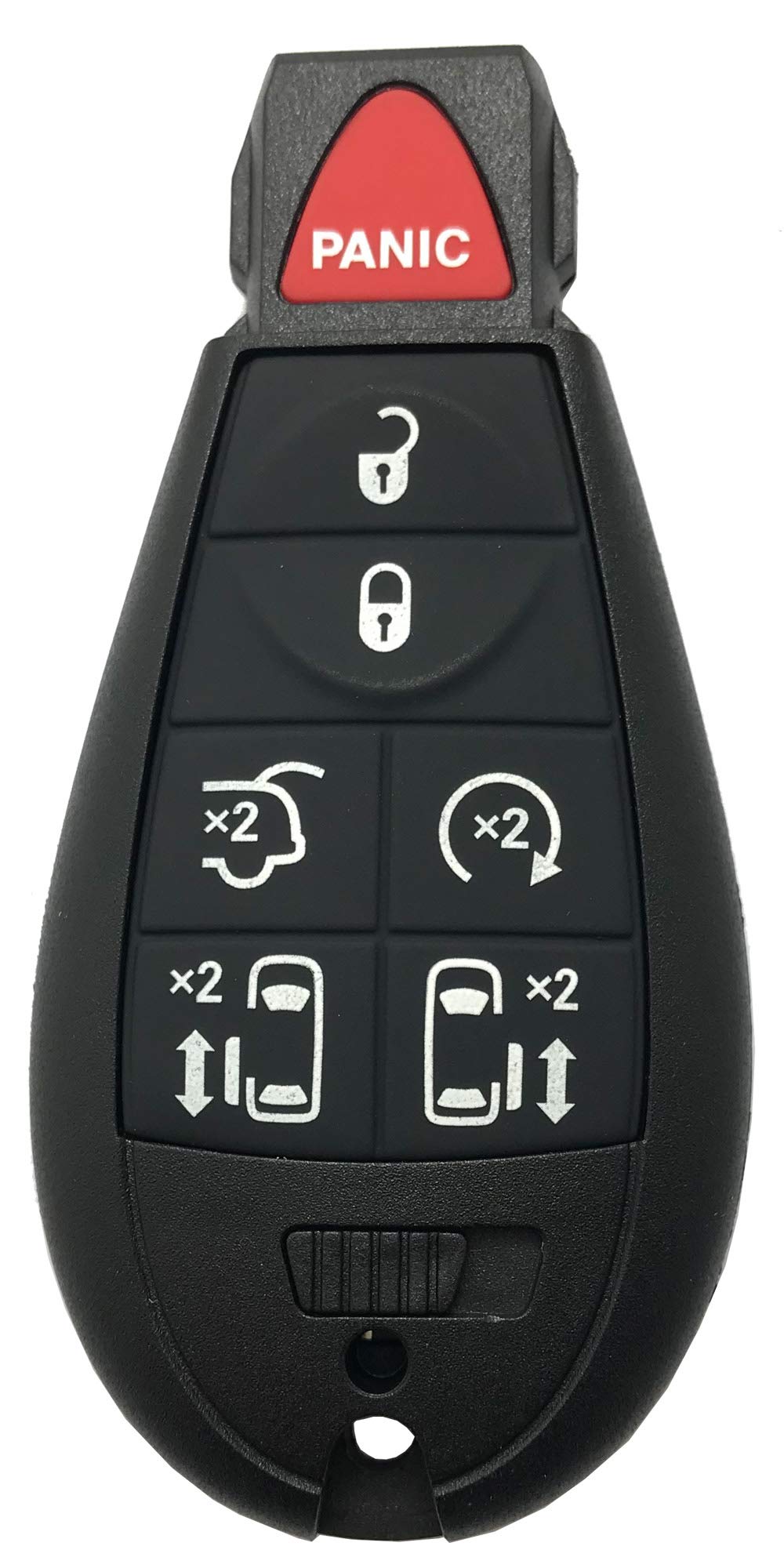 Horande Replacement Key Fob Case Cover fit for Chrysler Town and Country Dodge Grand Caravan Remote Control Key Fob Shell