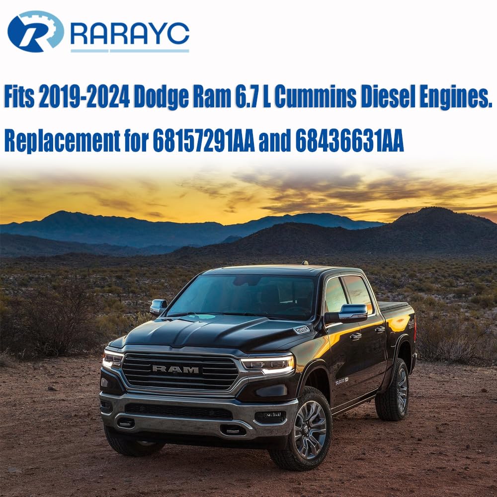 (Upgrade) 6.7L Cummins Fuel Filter Water Separator Set For 2019 2020 2021 2022 2023 2024 Ram Turbo Diesel Engines 68157291Aa And