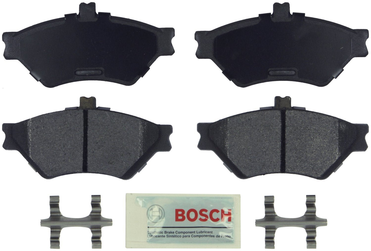 BOSCH BE659H Blue Semi-Metallic Disc Brake Pad Set With Hardware - Compatible With Select Ford Crown Victoria; Lincoln Town Car;