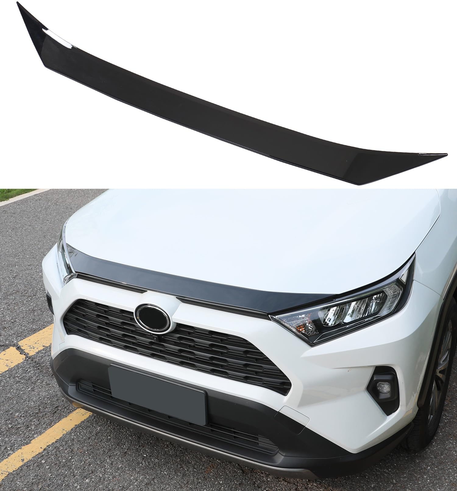 Birbenben Fit for Toyota RAV4 2019-2025 Accessories, for Toyota RAV 4 LE/XLE/XSE/Limited Models 2020 2021 2022 2023 2024 Hood Pr