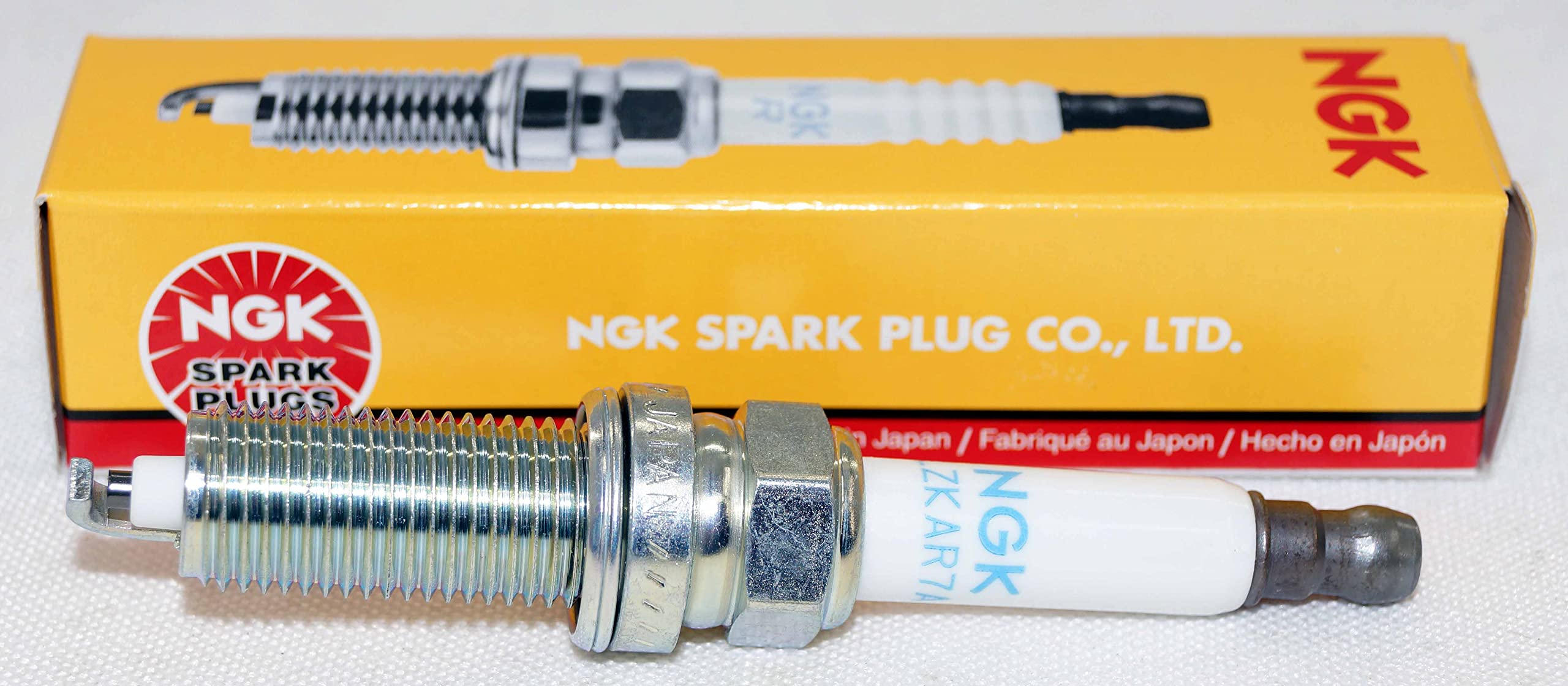 Ngk Spark Plug Lzkar7A 6799 (Pack Of 6) For Kubistar 1007 206 207 307 Clio Kangoo Symbol Twingo Reach 26.5Mm Gap 0.9Mm Resistor