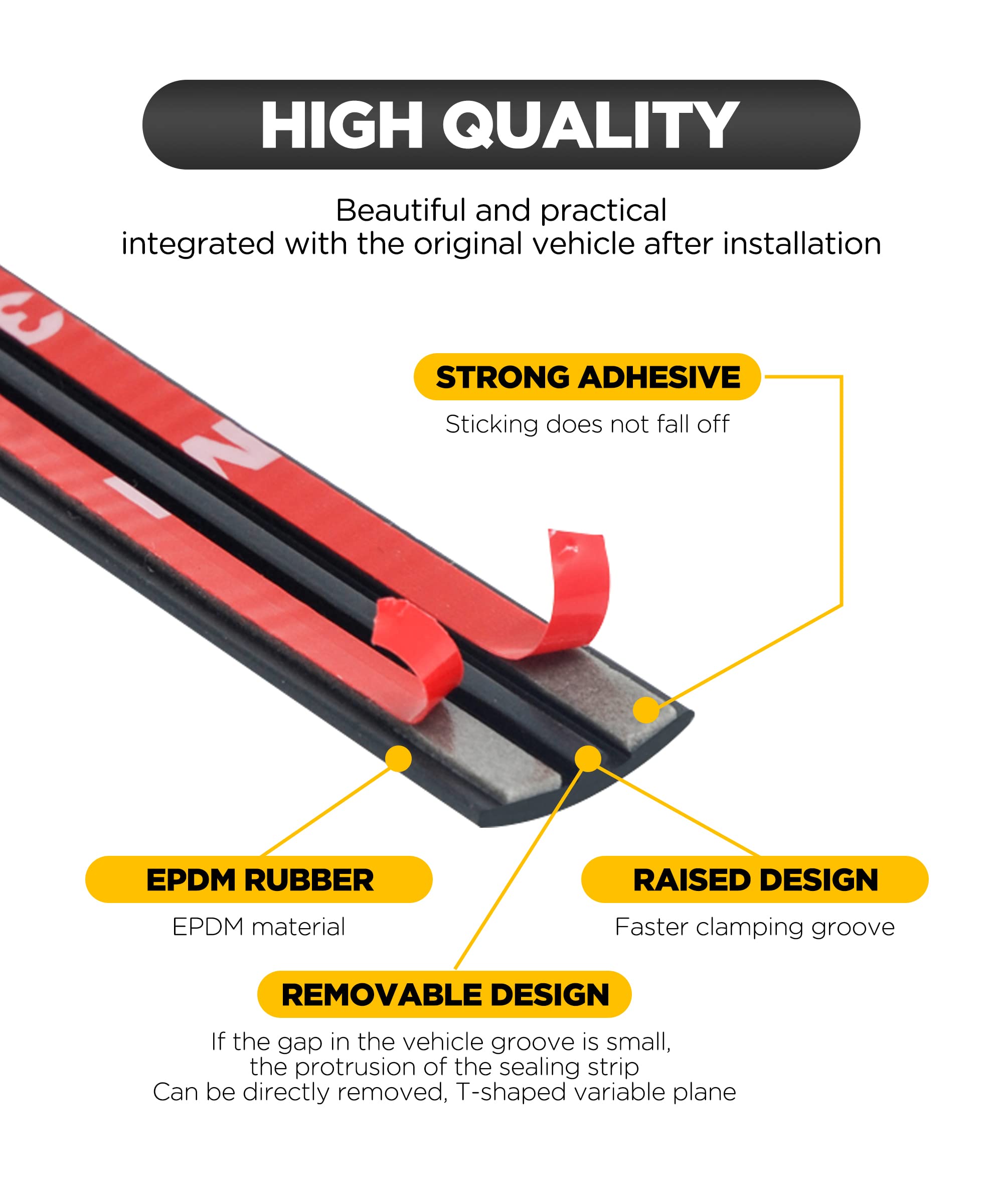 Yakefly 2 Pieces Windshield Rubber Seal Windshield Trim Stripping,22 Ft Windshield Rubber Seal,Car Weather Stripping T Shape Sealing Strip For Car Front Rear Windshield