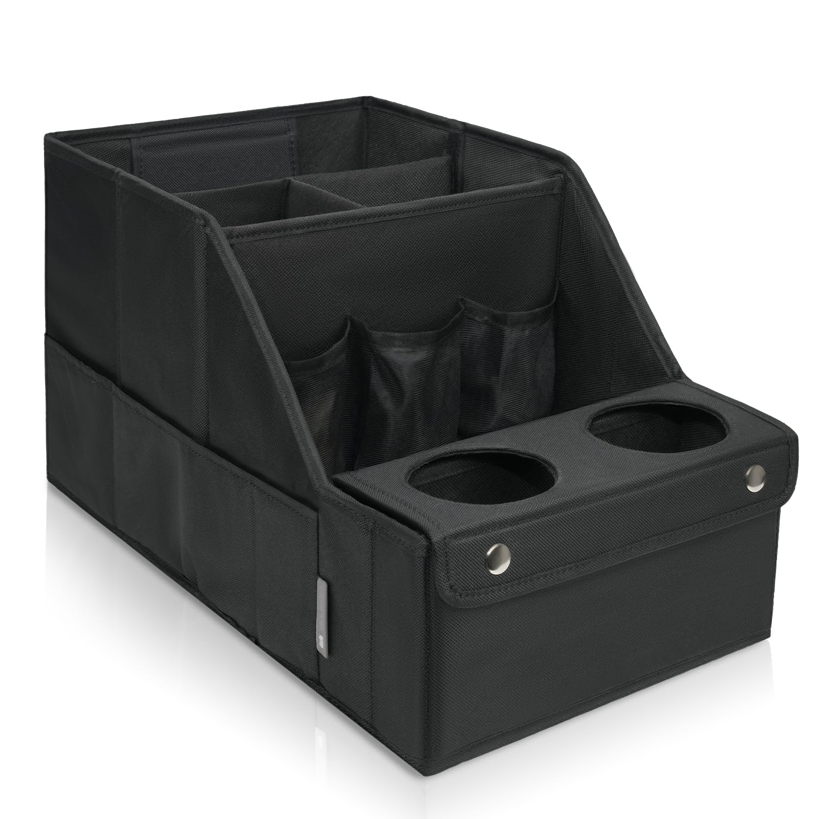 MULISOFT Car Seat Organizer- Backseat Car Organizer with 11 Storages Compartments and 2 Cup Holders, Organizers and Storage, Fro
