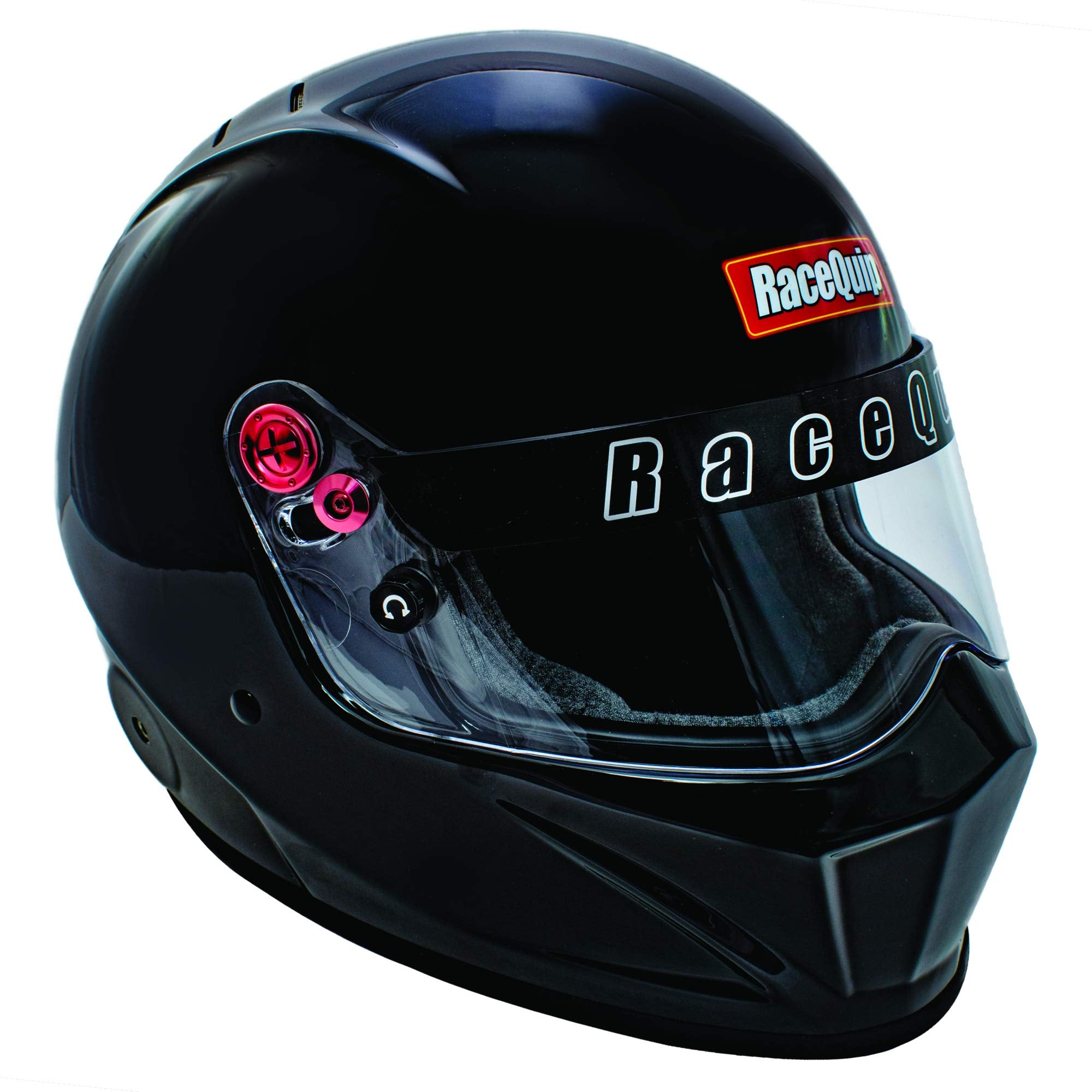 Racequip Full Face Helmet Vesta20 Series Snell Sa2020 Rated Gloss Black Large 286005