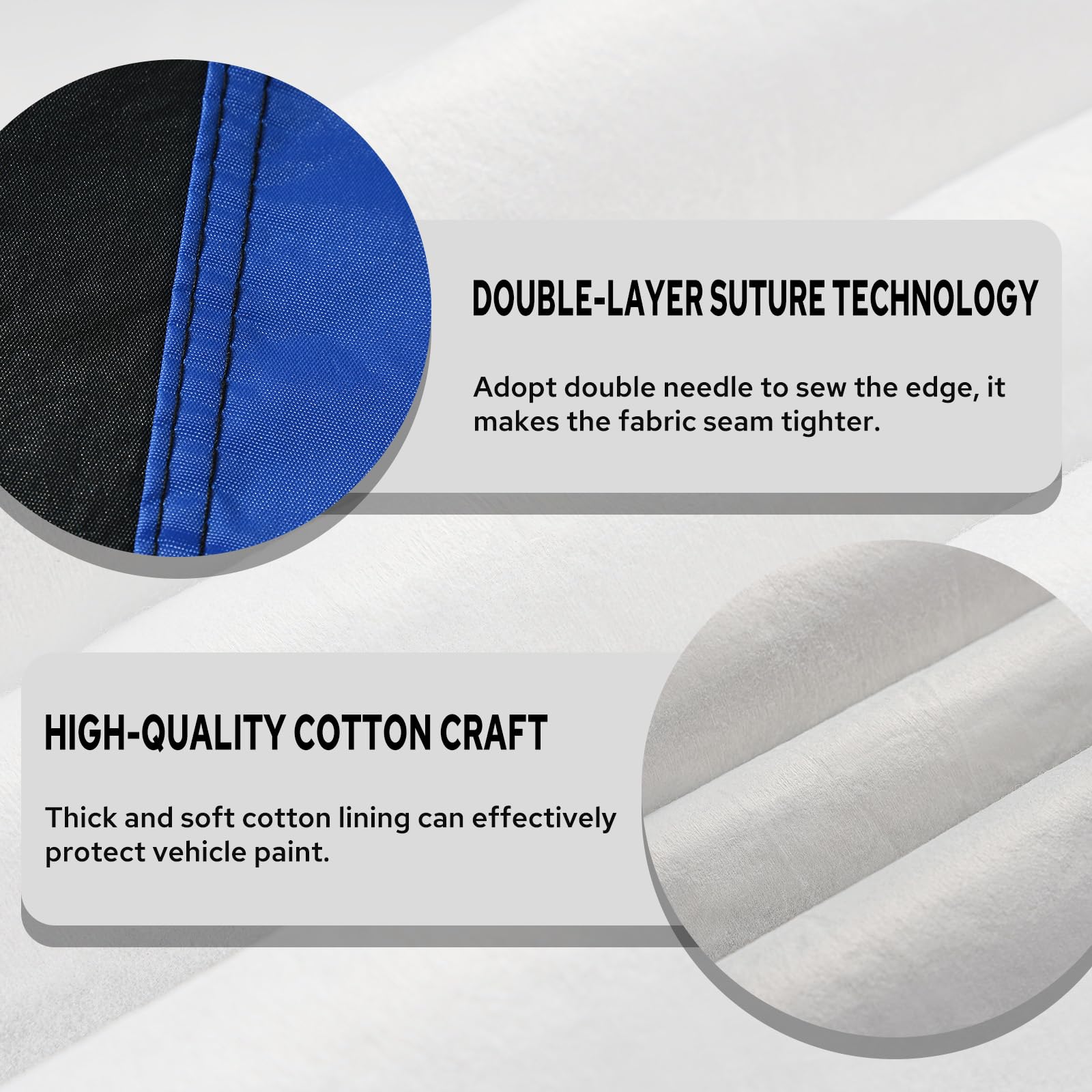 10-Layer SUV Car Cover Waterproof All Weather for Automobiles, Universal Fit for BMW X3/X4/X5/X6, Honda CR-V, Mercedes GLC-Class