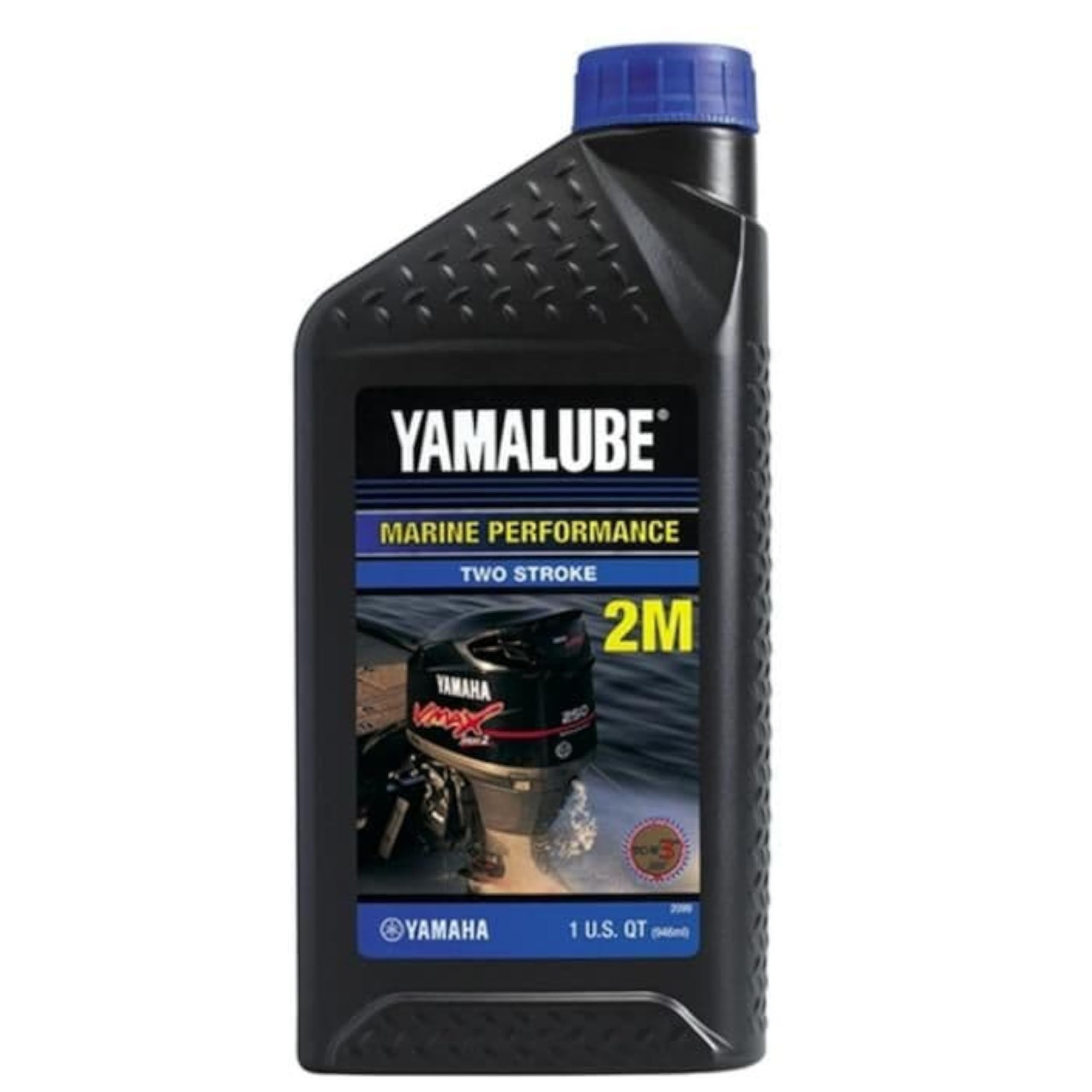 Yamaha Original Oem Yamalube Lub-2Strk-M1-12 Semi Synthetic Marine Hi Performance 2 Stroke Outboard Engine Oil Yamalube Oem - 1