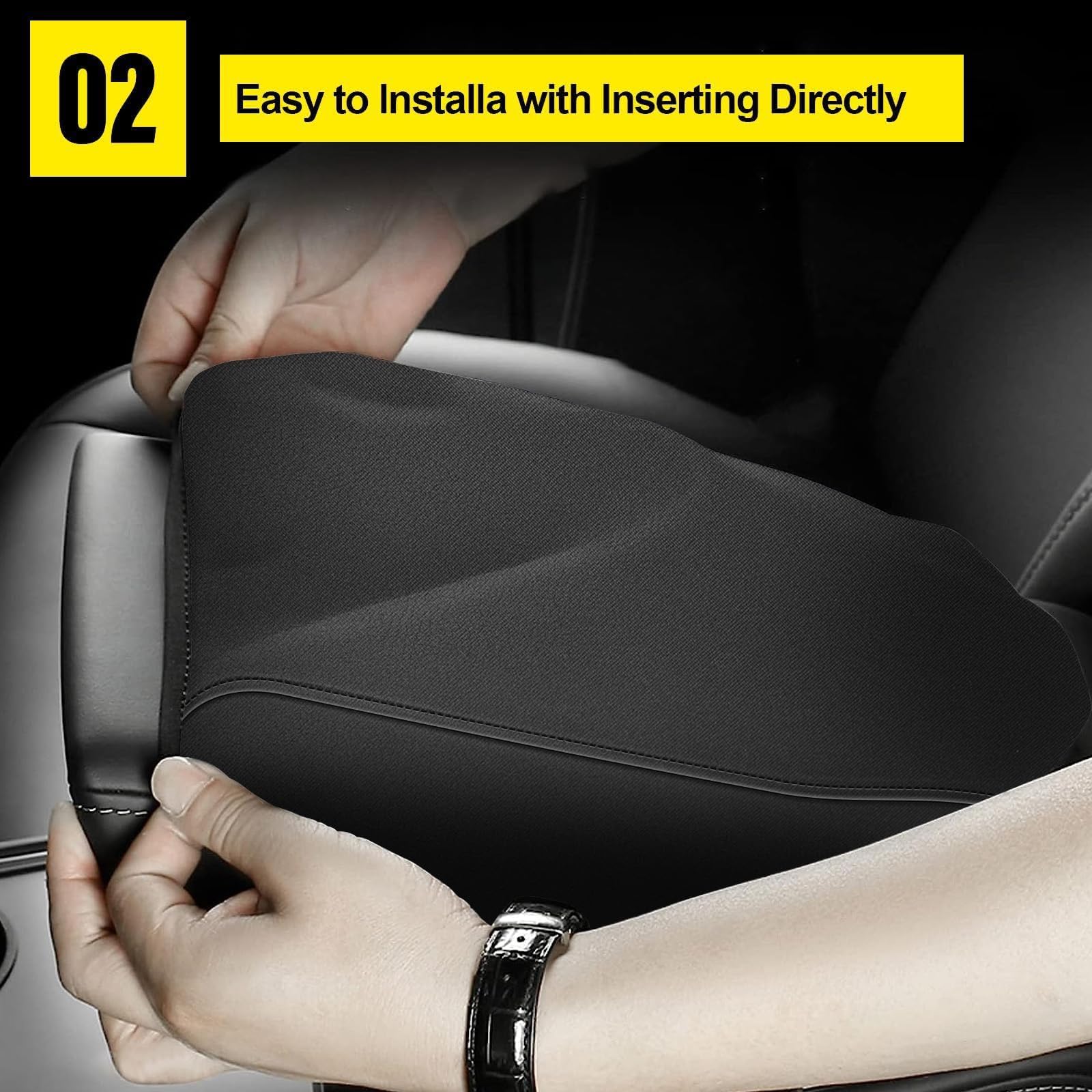 Aomsazto Elastic Fabric Armret For 2020-2024 Toyota Corolla