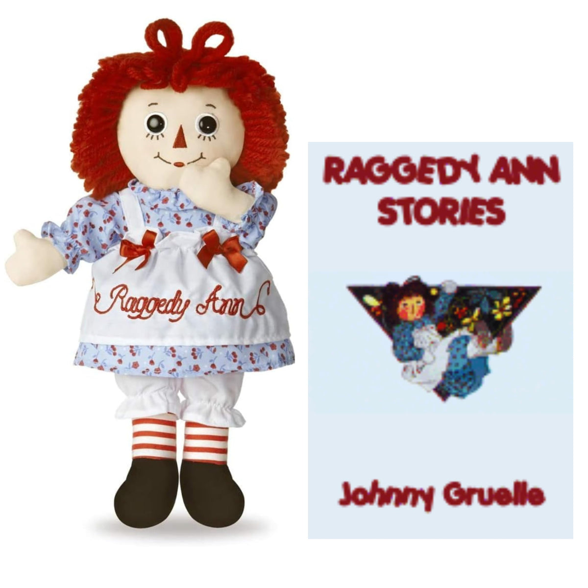 Jolitee Raggedy Ann Classic Dolls Book Set Collection (Raggedy Ann Stories Set)