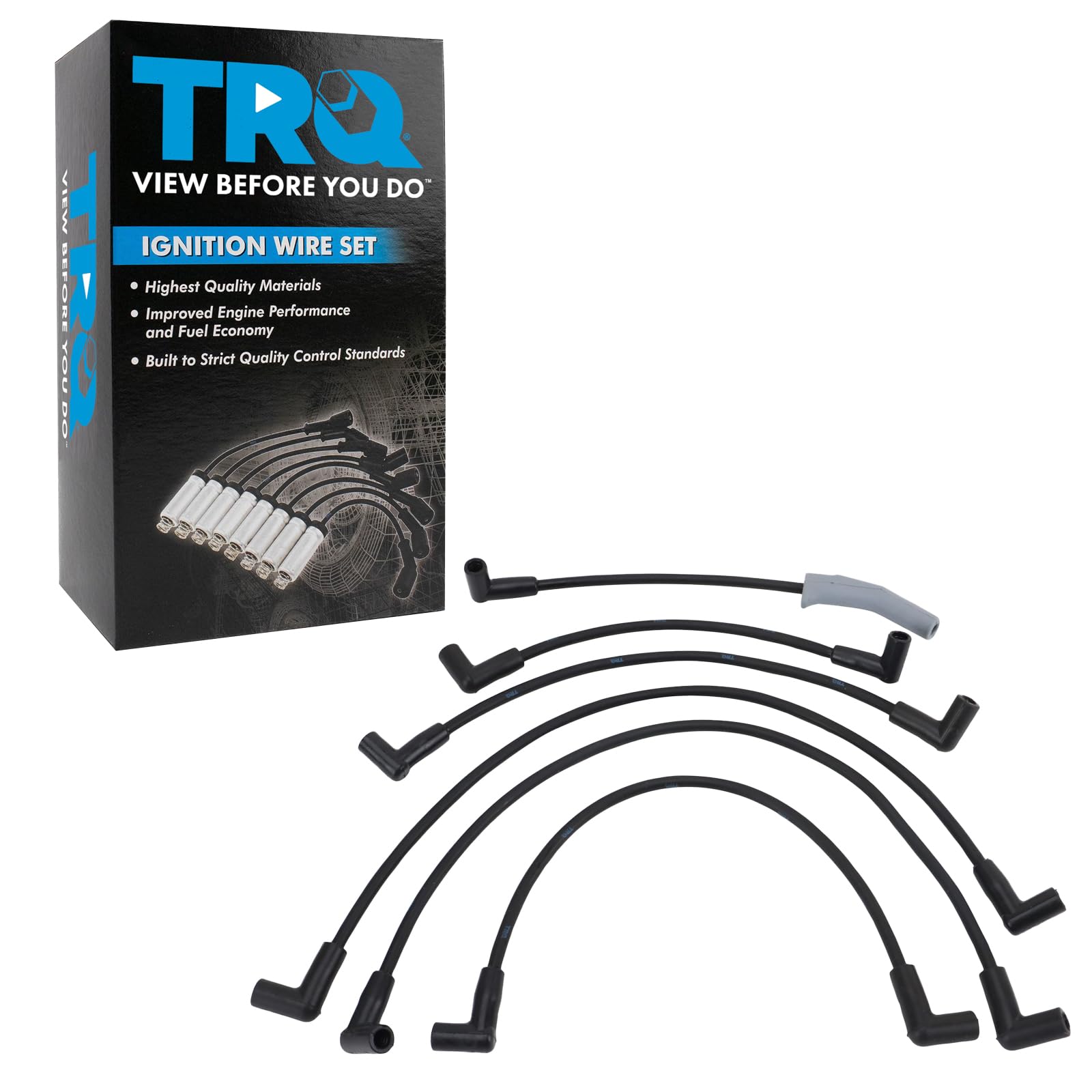 Trq Spark Plug Wire Set Compatible With 1978-1979 Checker 1978-1989 Chevrolet 1978-1989 Gmc