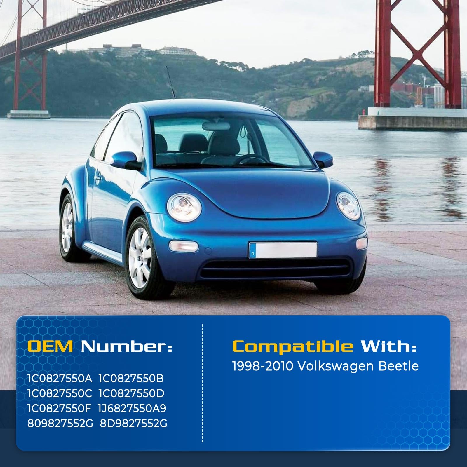 Arana Trunk Struts For 1998-2010 Volkswagen Beetle, Pm3159 Rear Hatch Lift Support Liftgate Shocks Fits Volkswagen Beetle Gl Gls