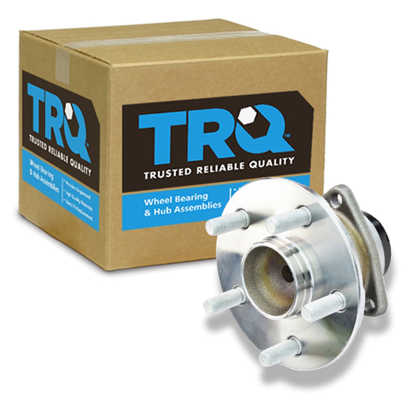 Trq Rear Left Right Wheel Hub Bearing Assembly Driver Passenger Side Compatible With 2003-2008 Pontiac Vibe Toyota Corolla Matri