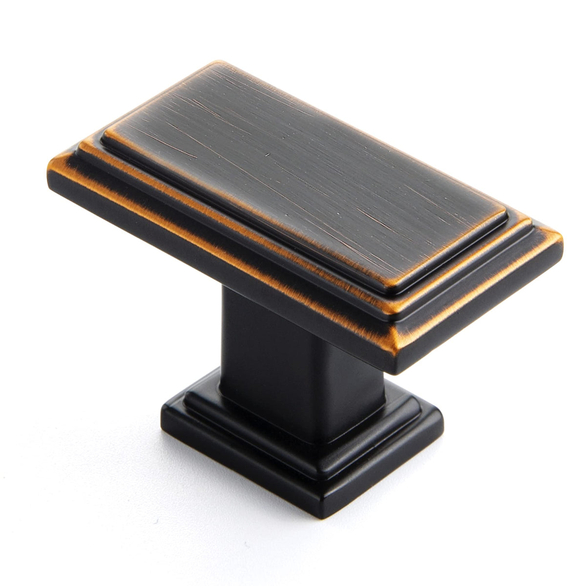 Ravinte Oil Rubbed Bronze Cabinet Knobs 10 Pack Knobs For Cabinets And Drawers Rectangular Kitchen Cabinet Knobs Drawer Pulls And Knobs Bronze Closet Door Knobs