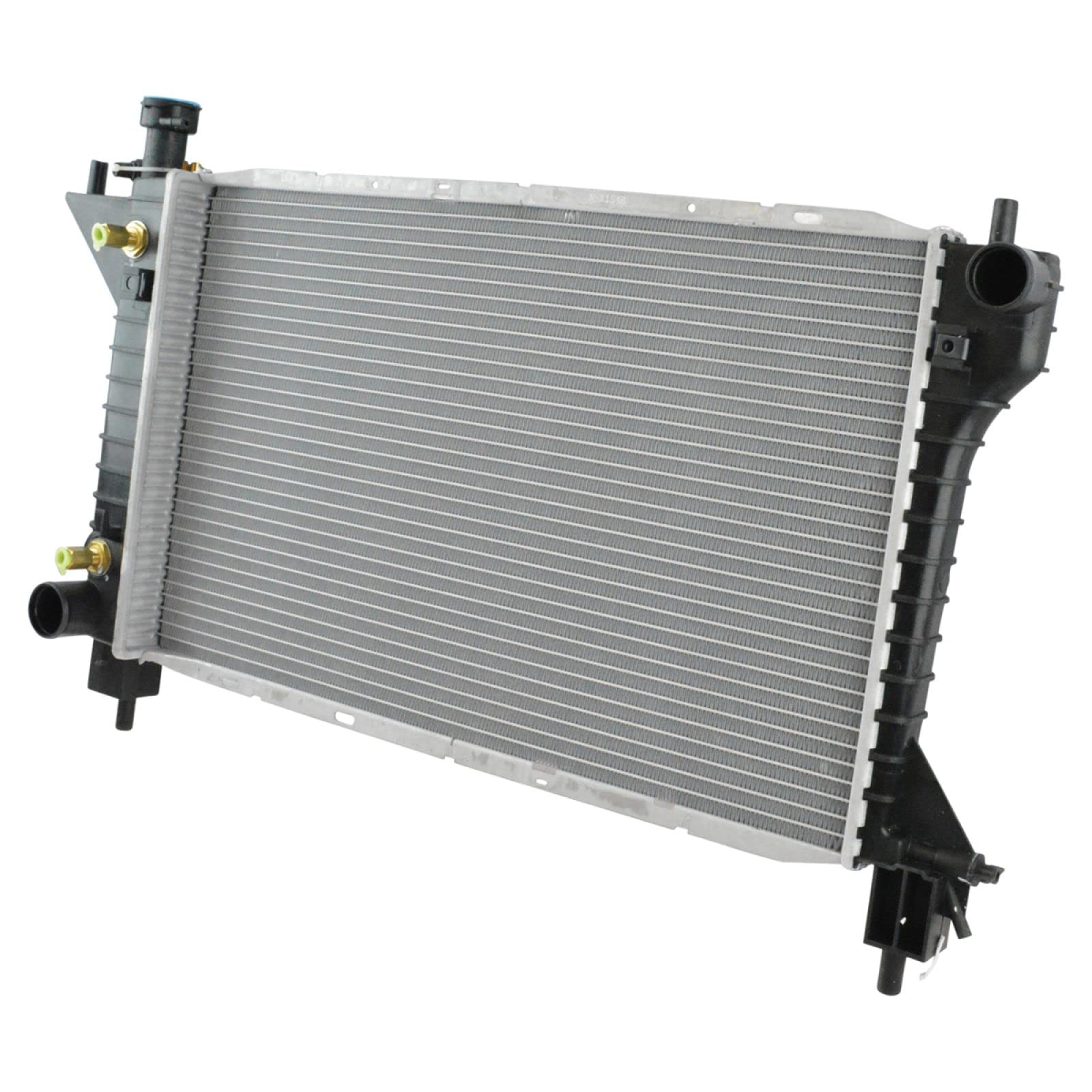 Trq Radiator Assembly Aluminum Core Compatible With 94-96 Ford Mustang Cu1488 Fo3010113