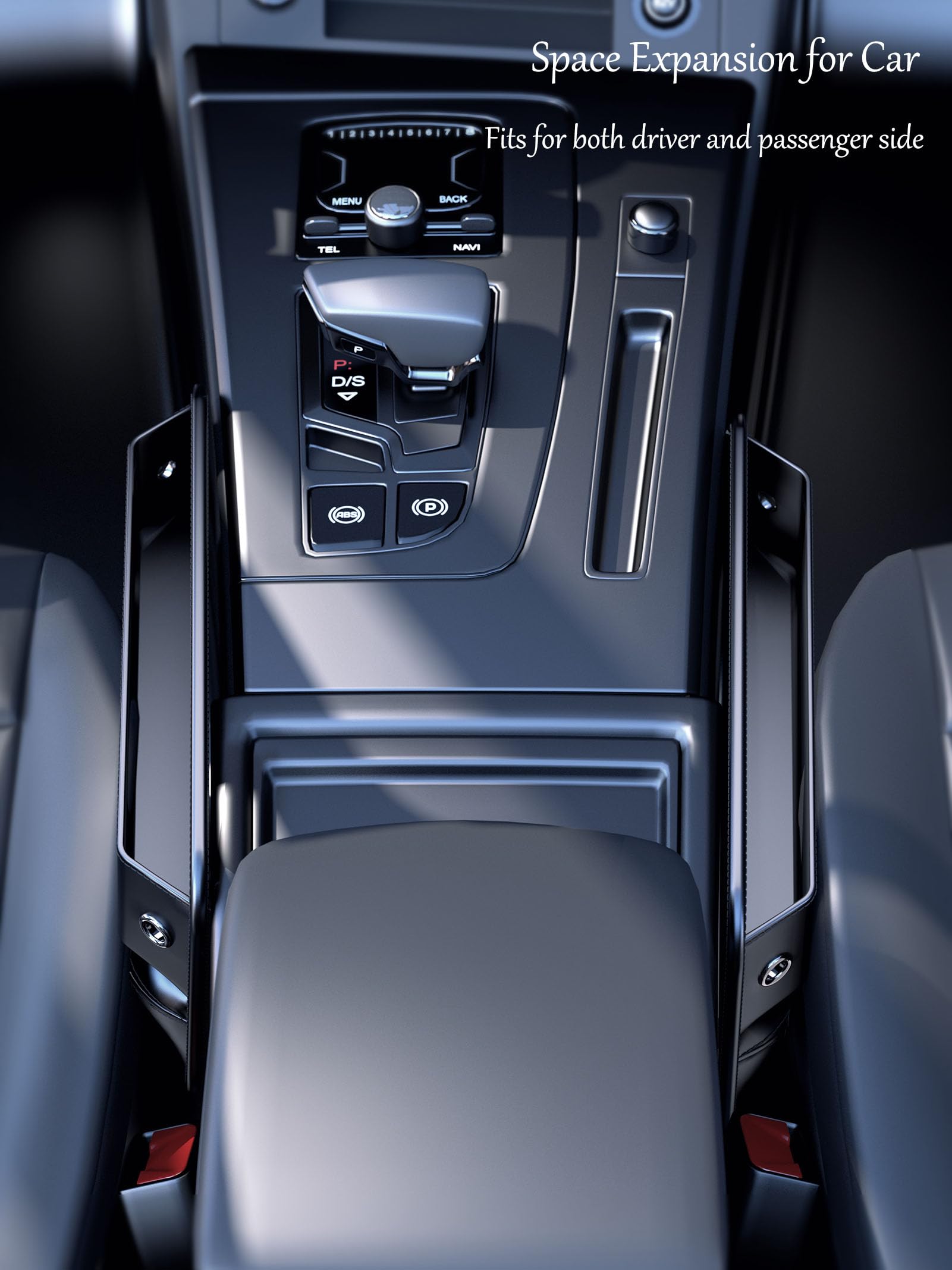 Owntow Universal Fit Car Gap Filler, Premium Leather Car Seat Gap Filler Organizer, Car Organizer Car Accessories For Women Men,