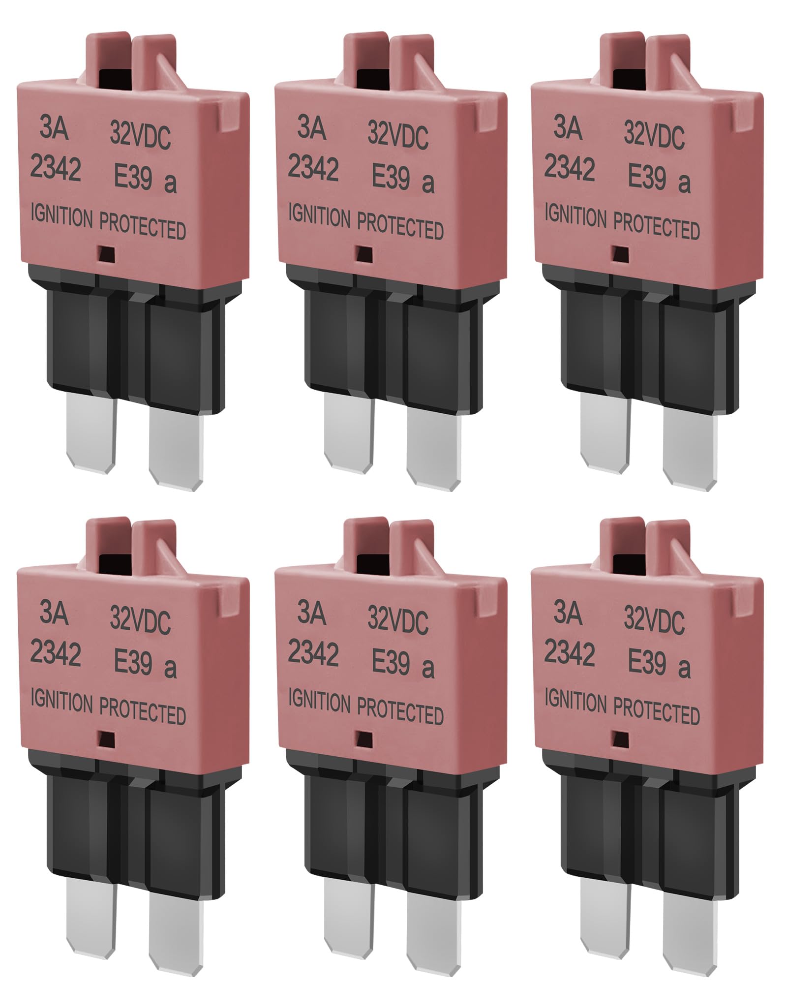 Resettable Standard Blade Fuse 3A Atc Automotive Fuse Ato Manual Reset Fuses Manual-Reset Blade Circuit Breaker For Boat Truck S