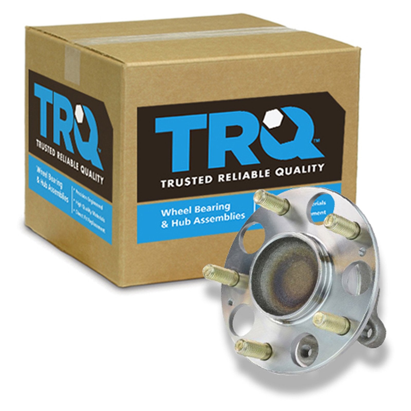 Trq Rear Left Right Wheel Hub Bearing Assembly Driver Passenger Side Compatible With 2006-2011 Honda Civic